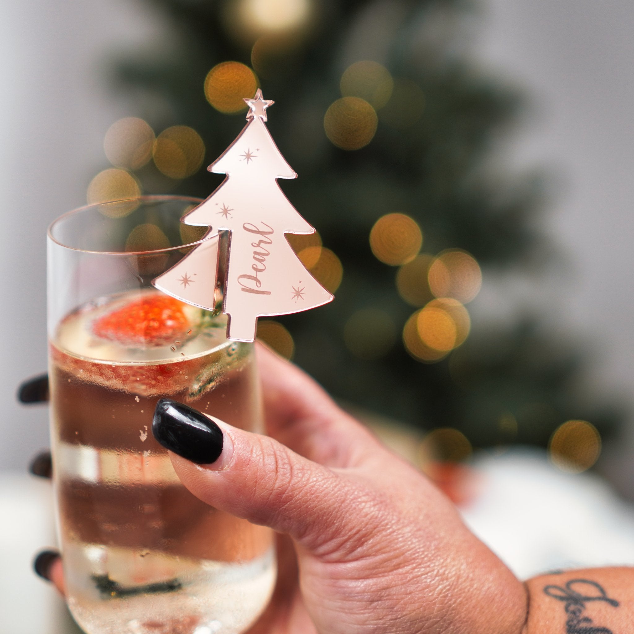 Personalised drink charm