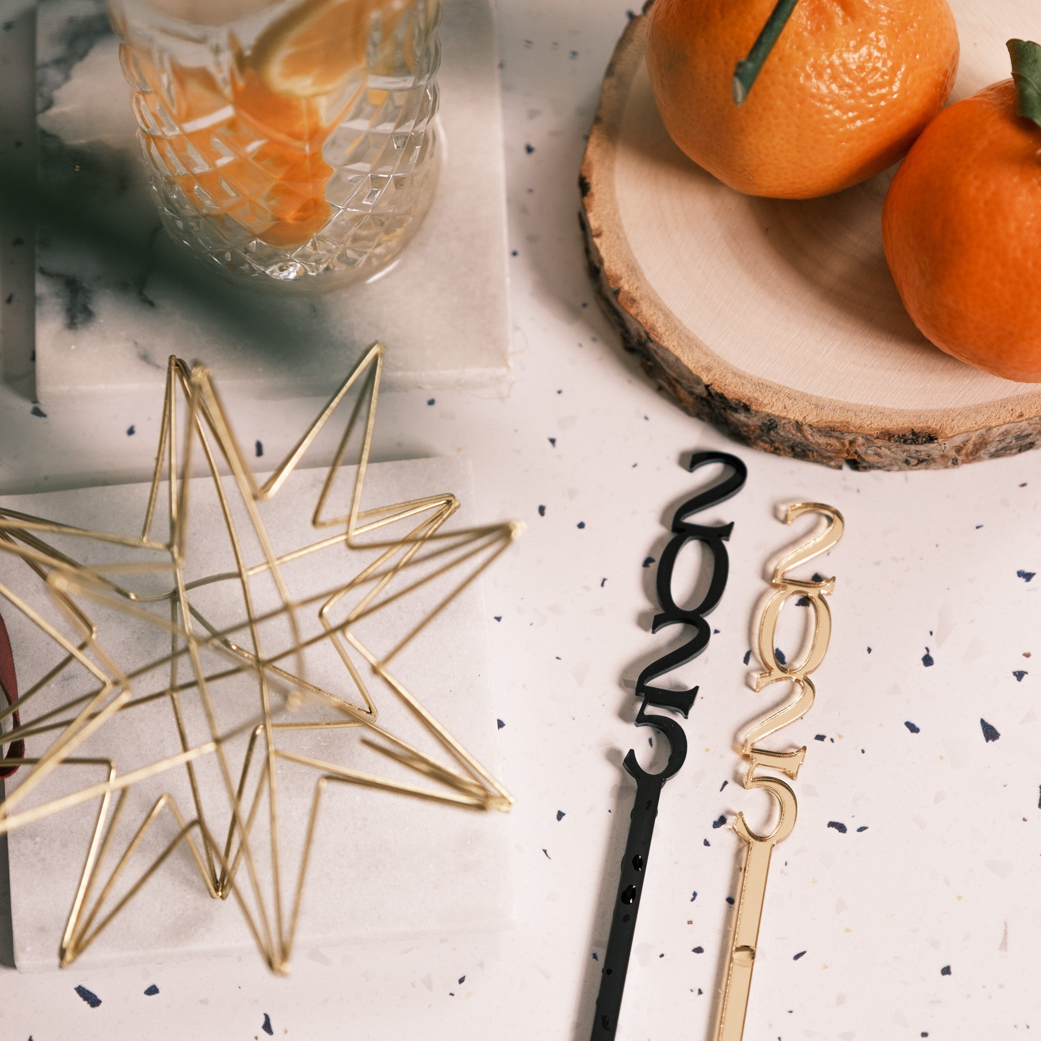 New year drink stirrer