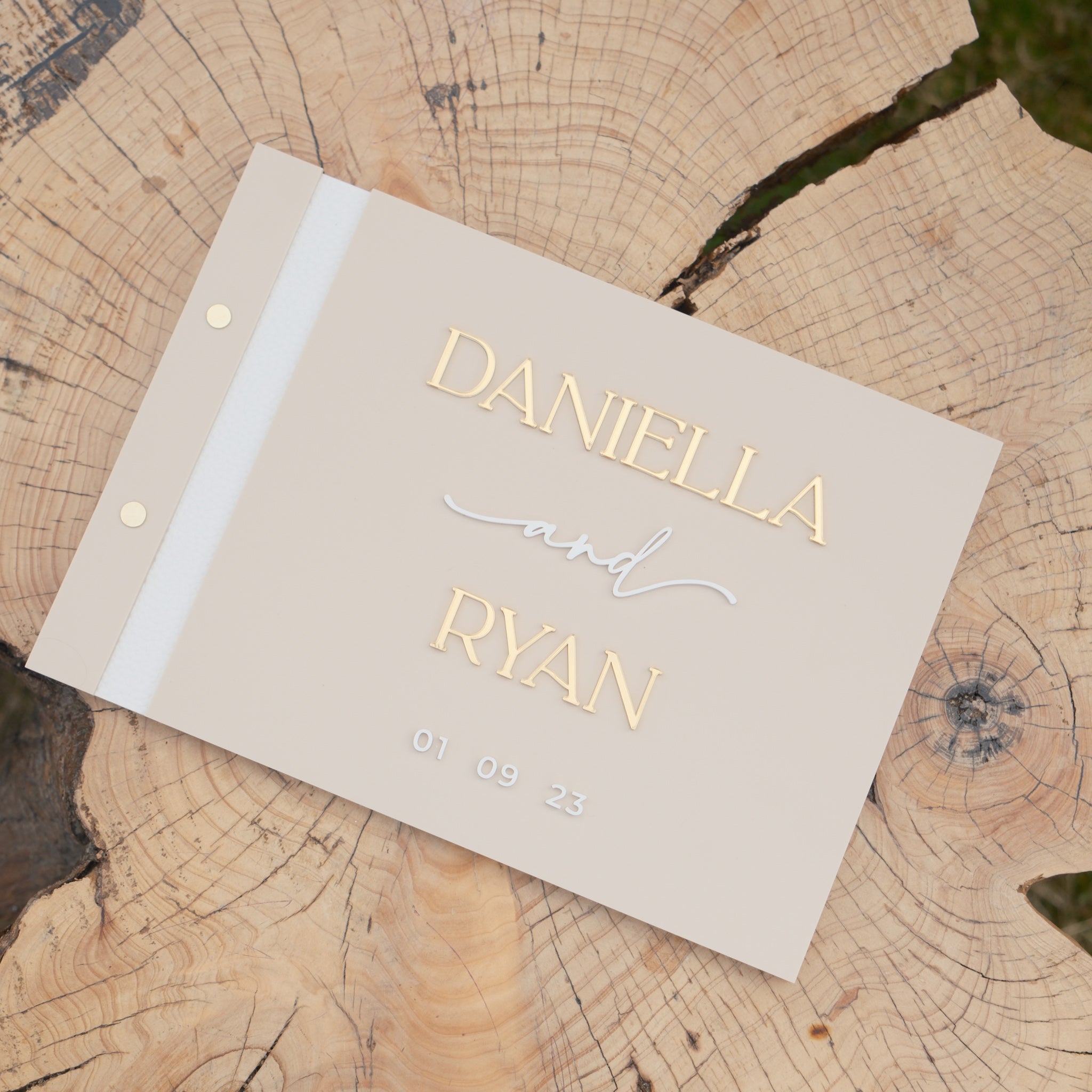 Wedding guest book