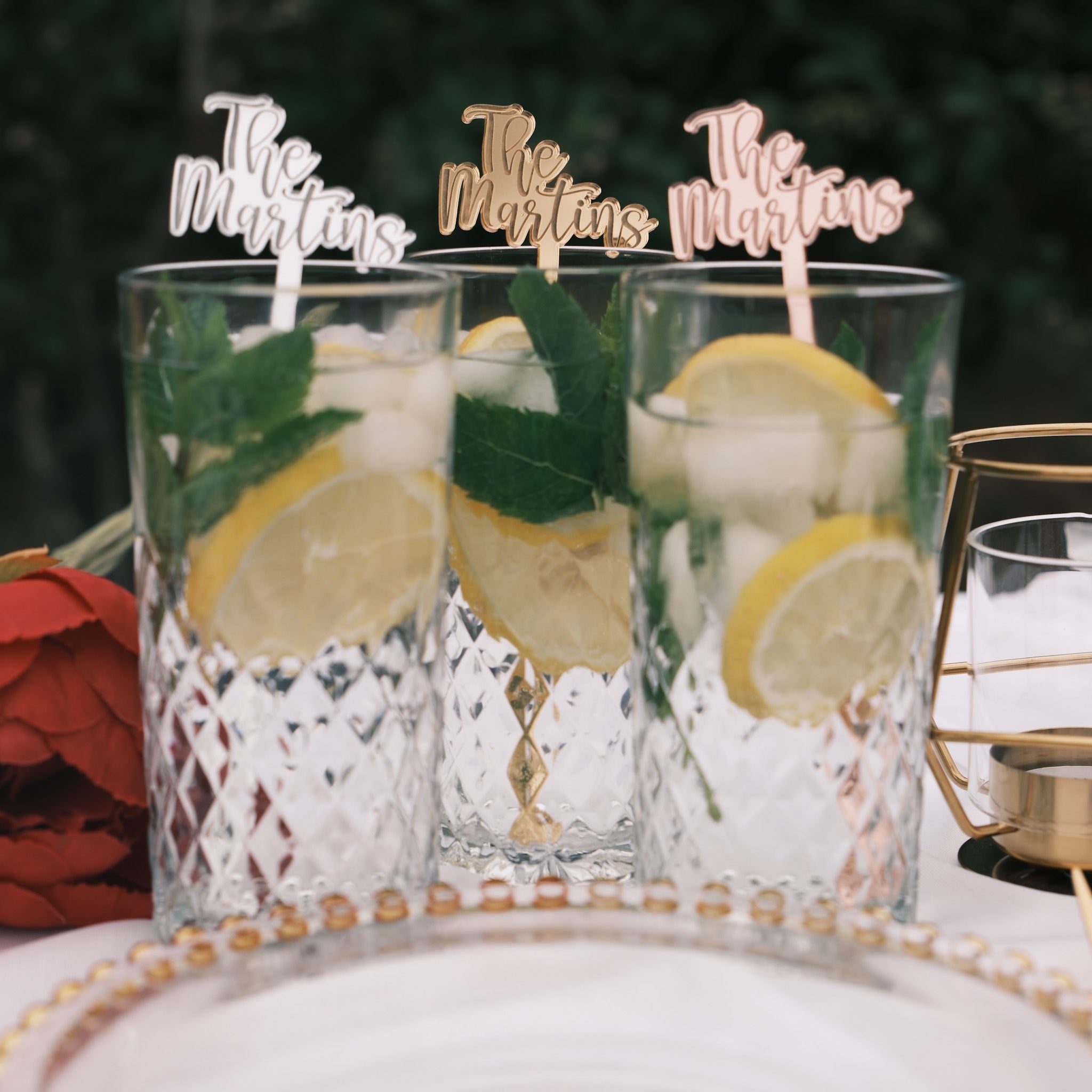 Cocktail stir sticks