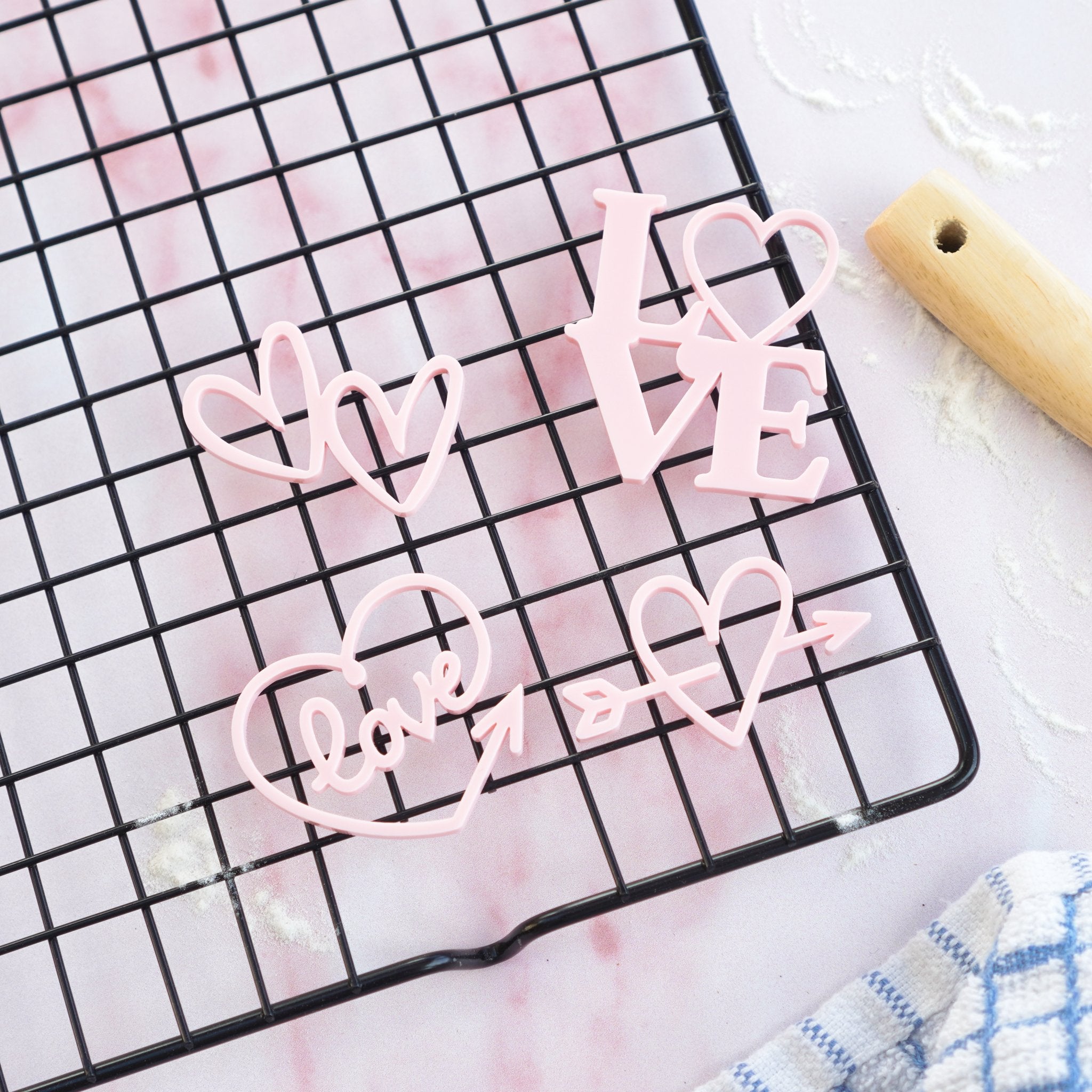 Valentines Cake toppers