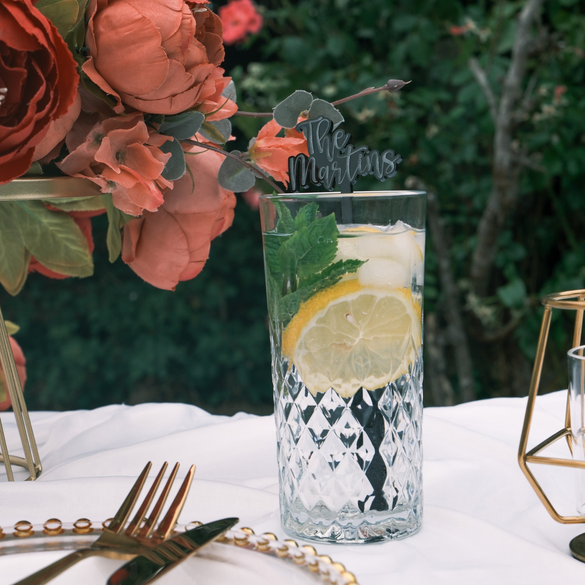 Wedding drink stirrers