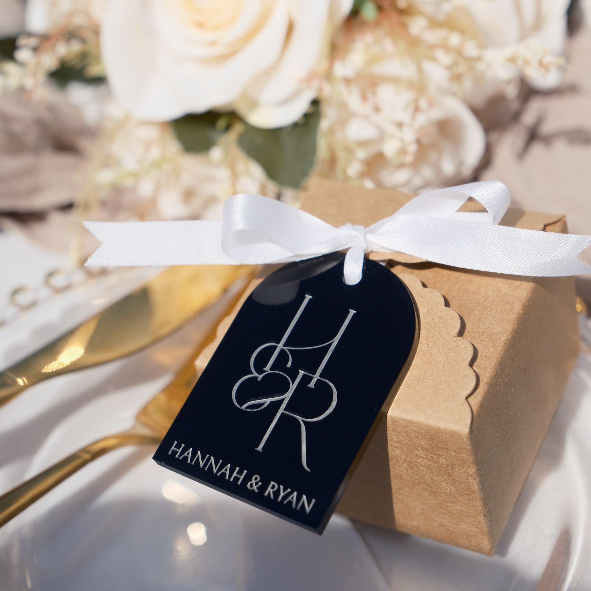 Wedding gift tag