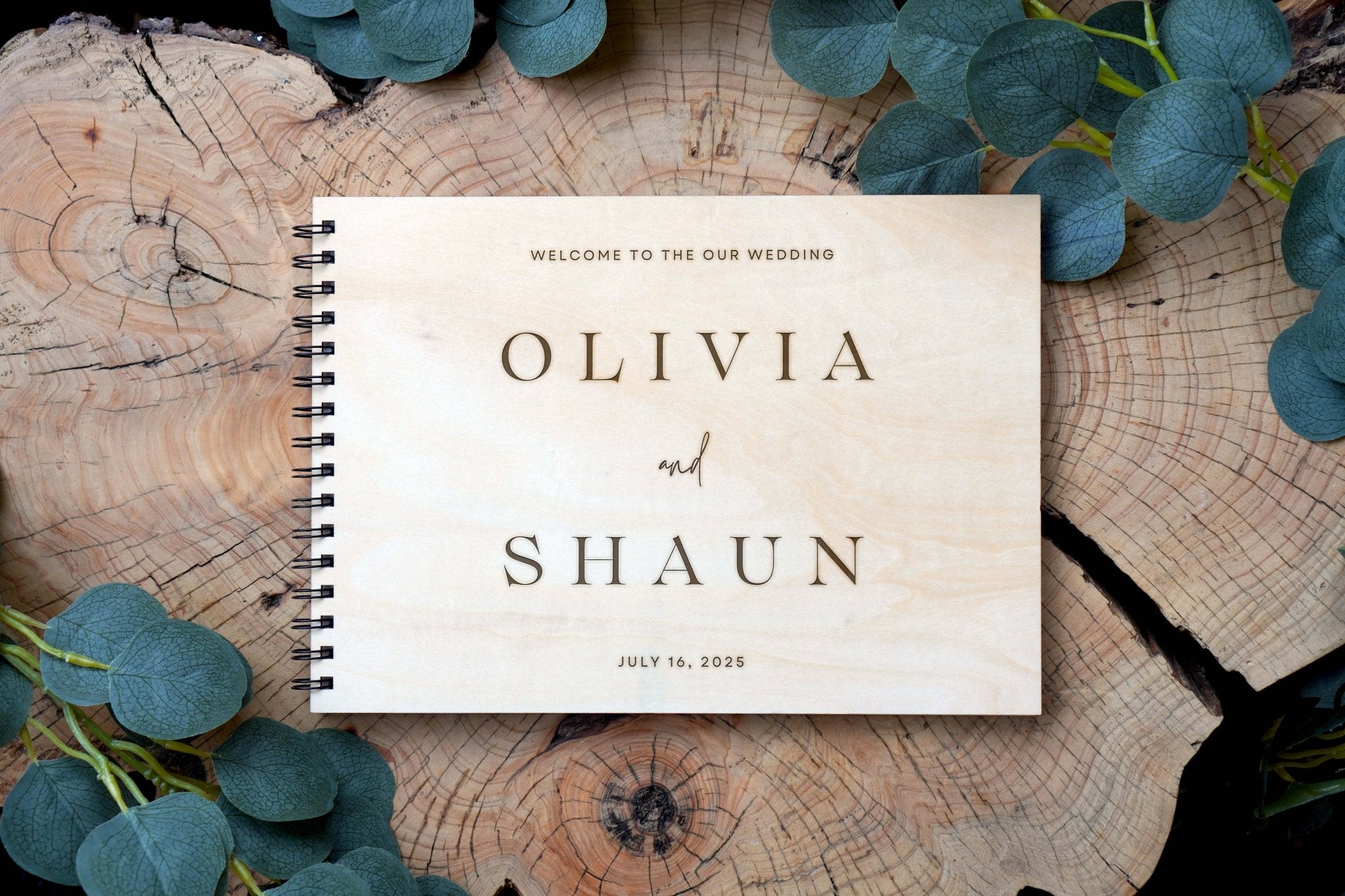 Wedding guest book
