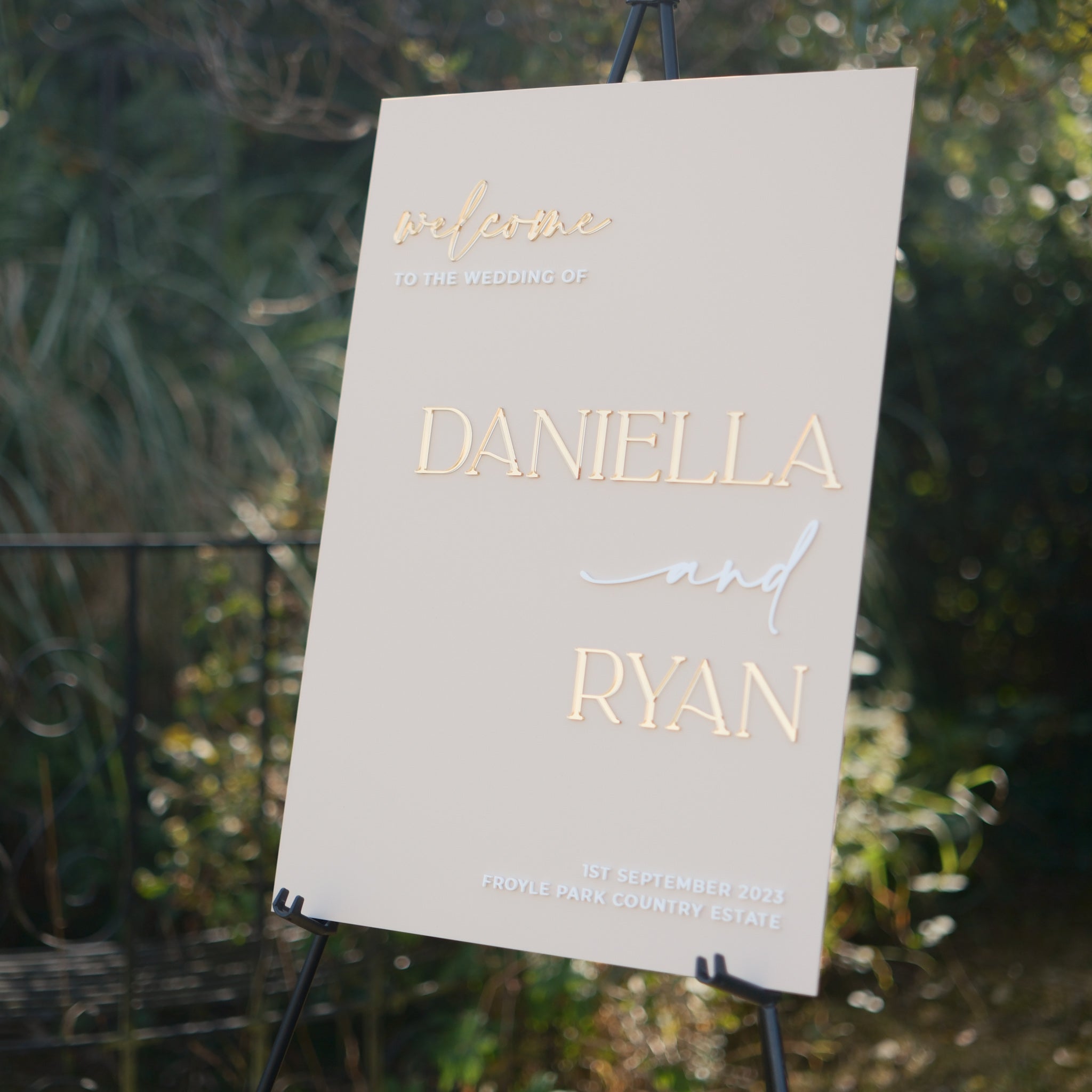 Wedding signs