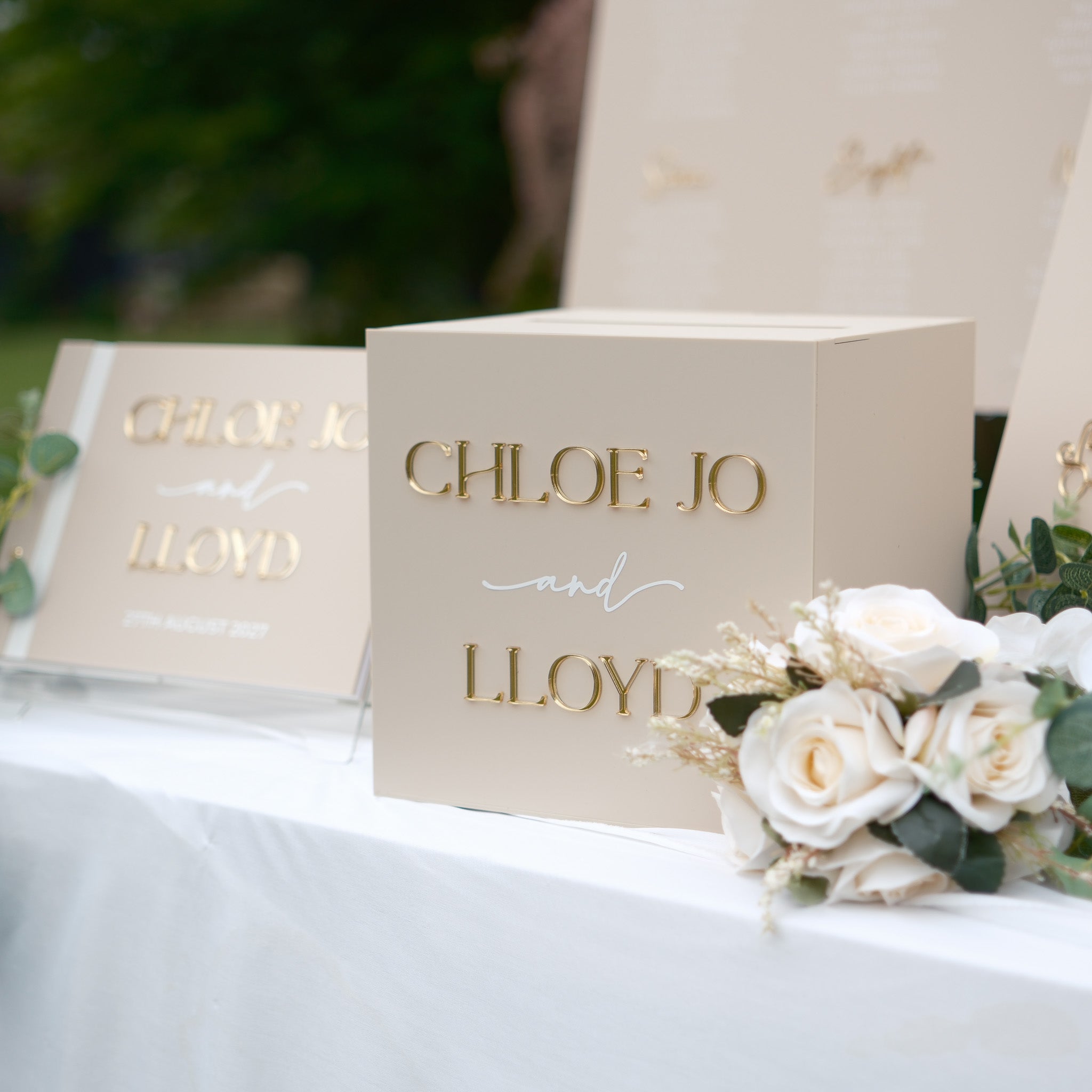 wedding card box