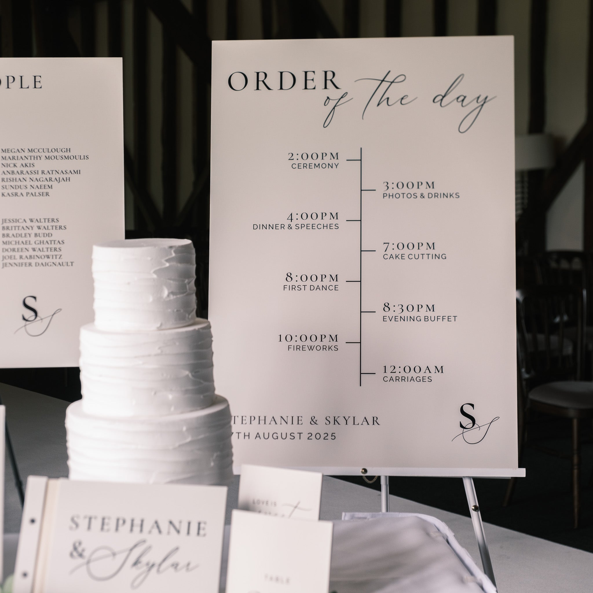 wedding sign
