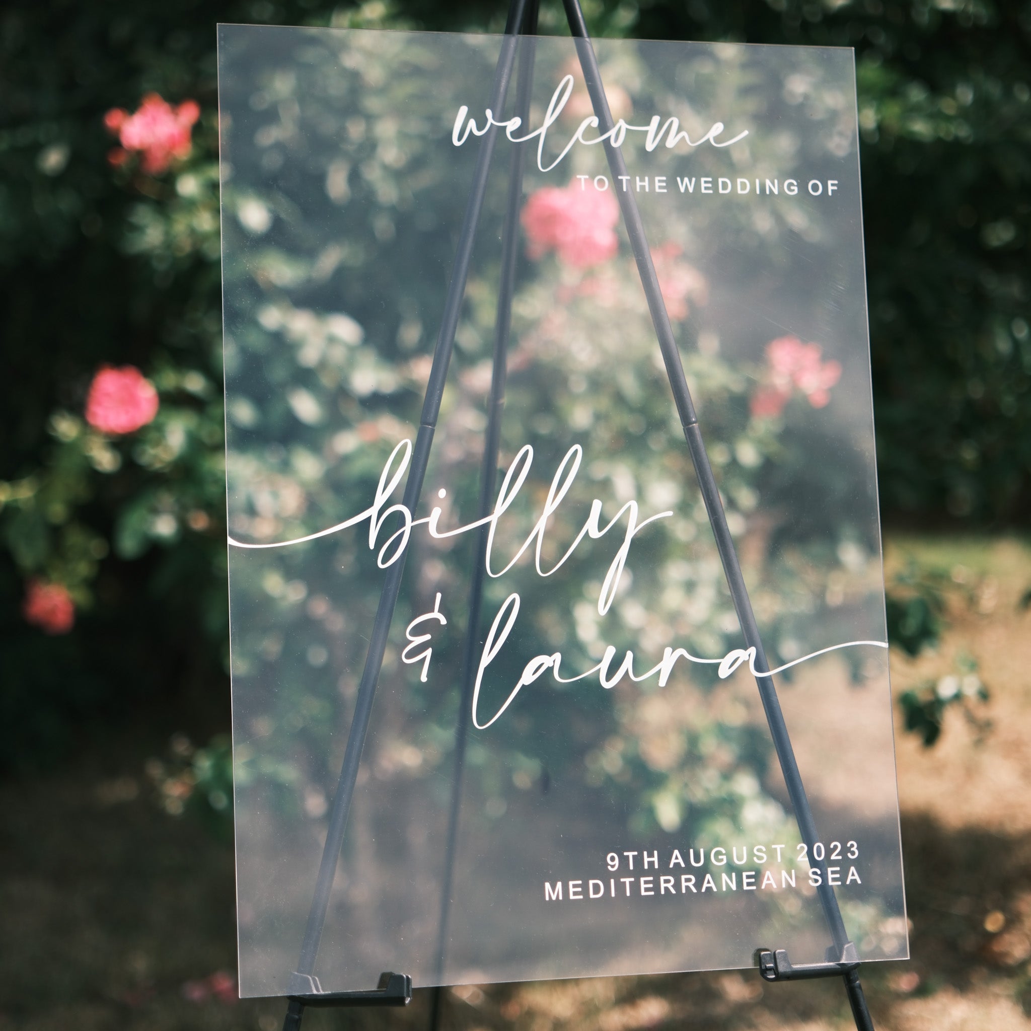 wedding welcome sign
