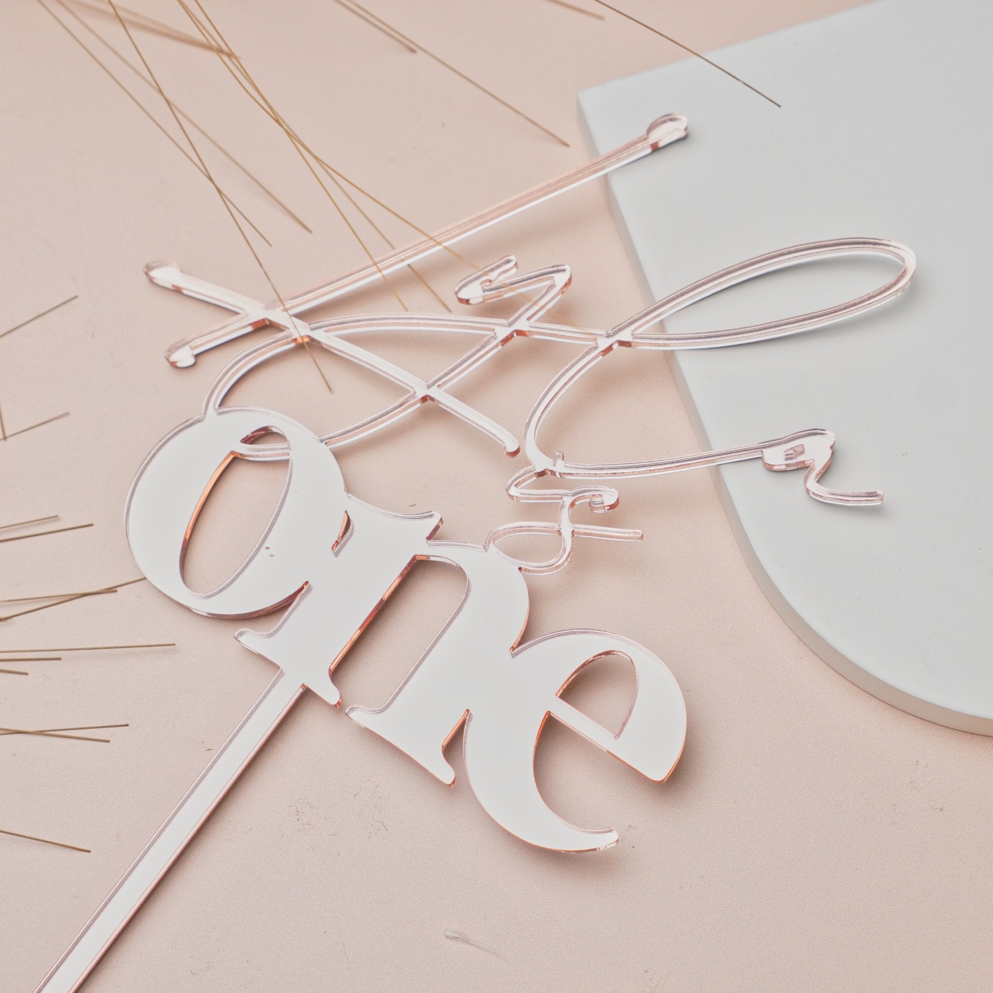 Personalised First Birthday Cake Topper