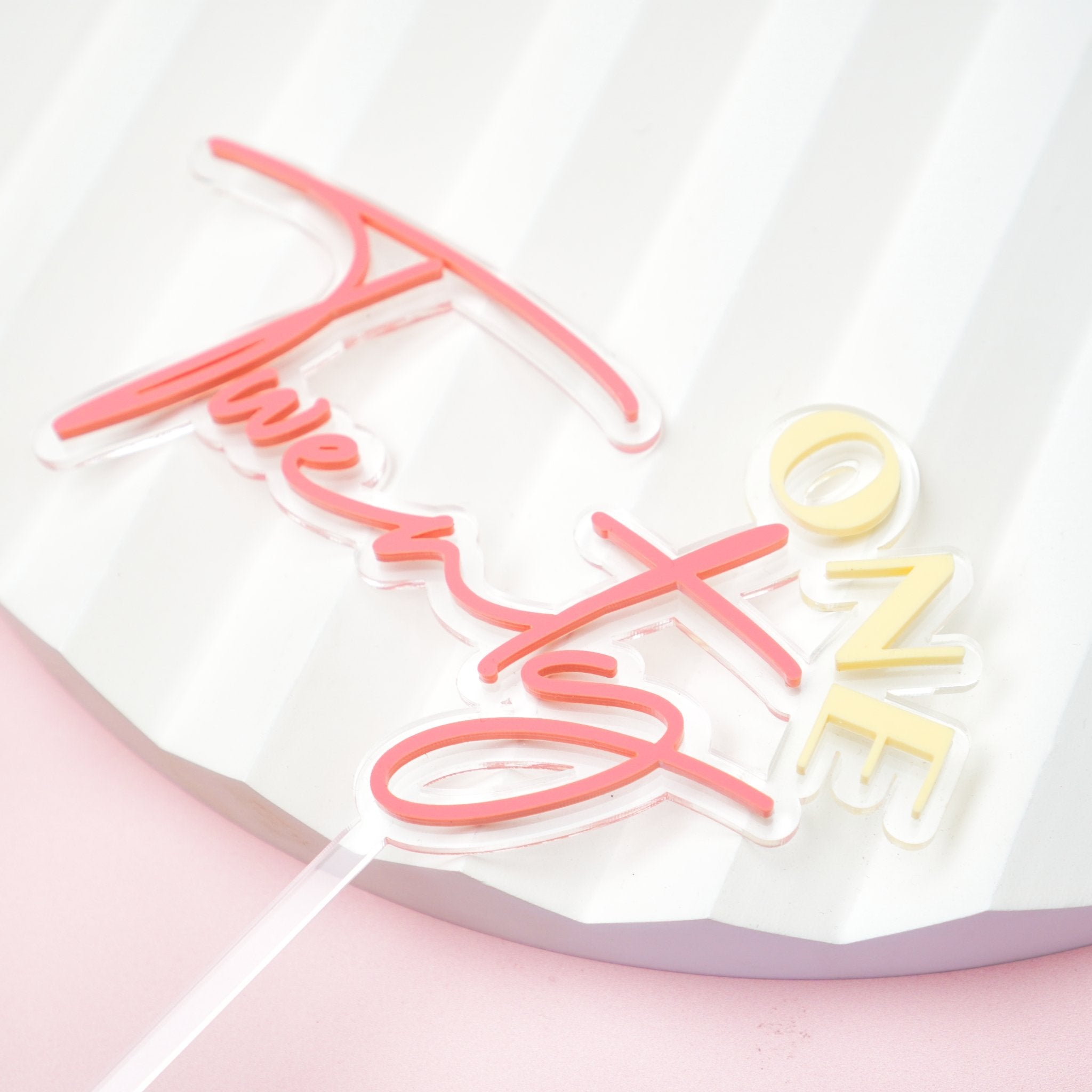 Twenty One Cake Topper