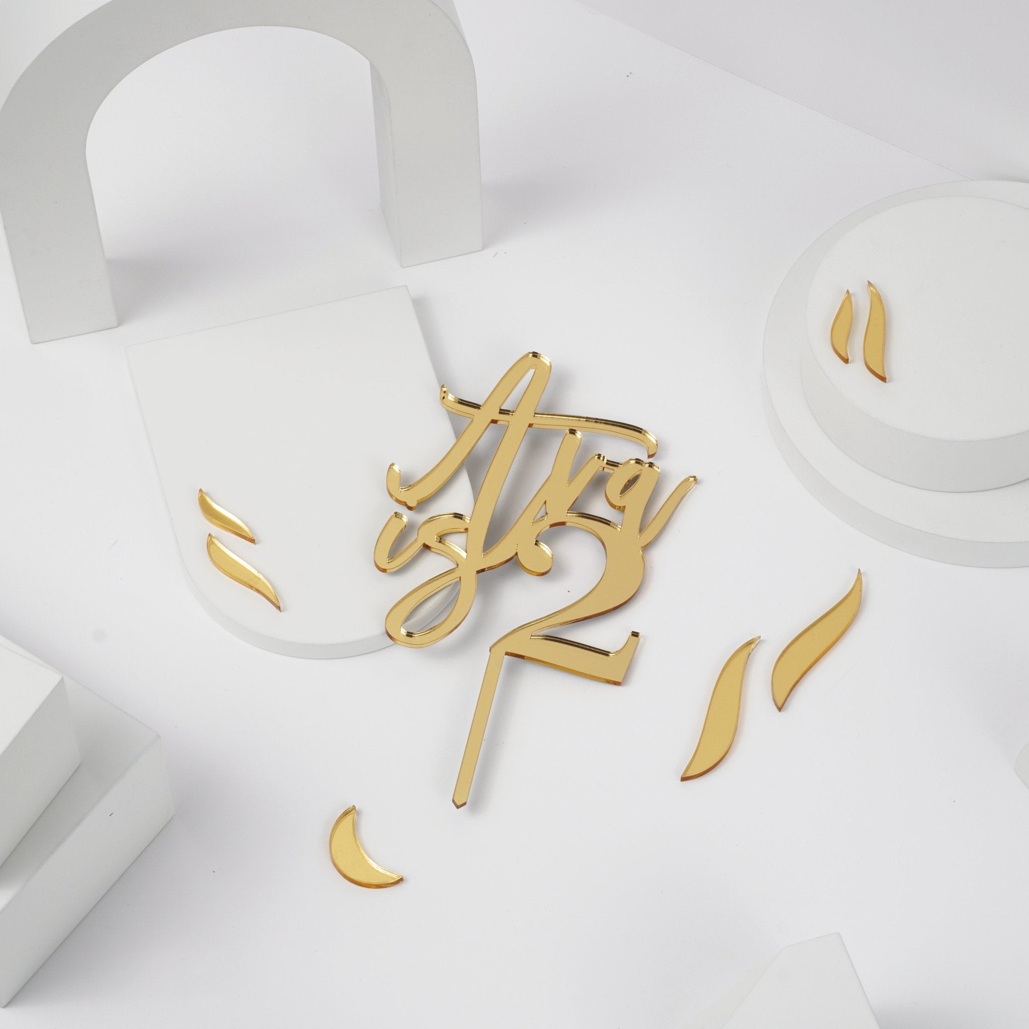 Personalised Name and Age Cake Topper