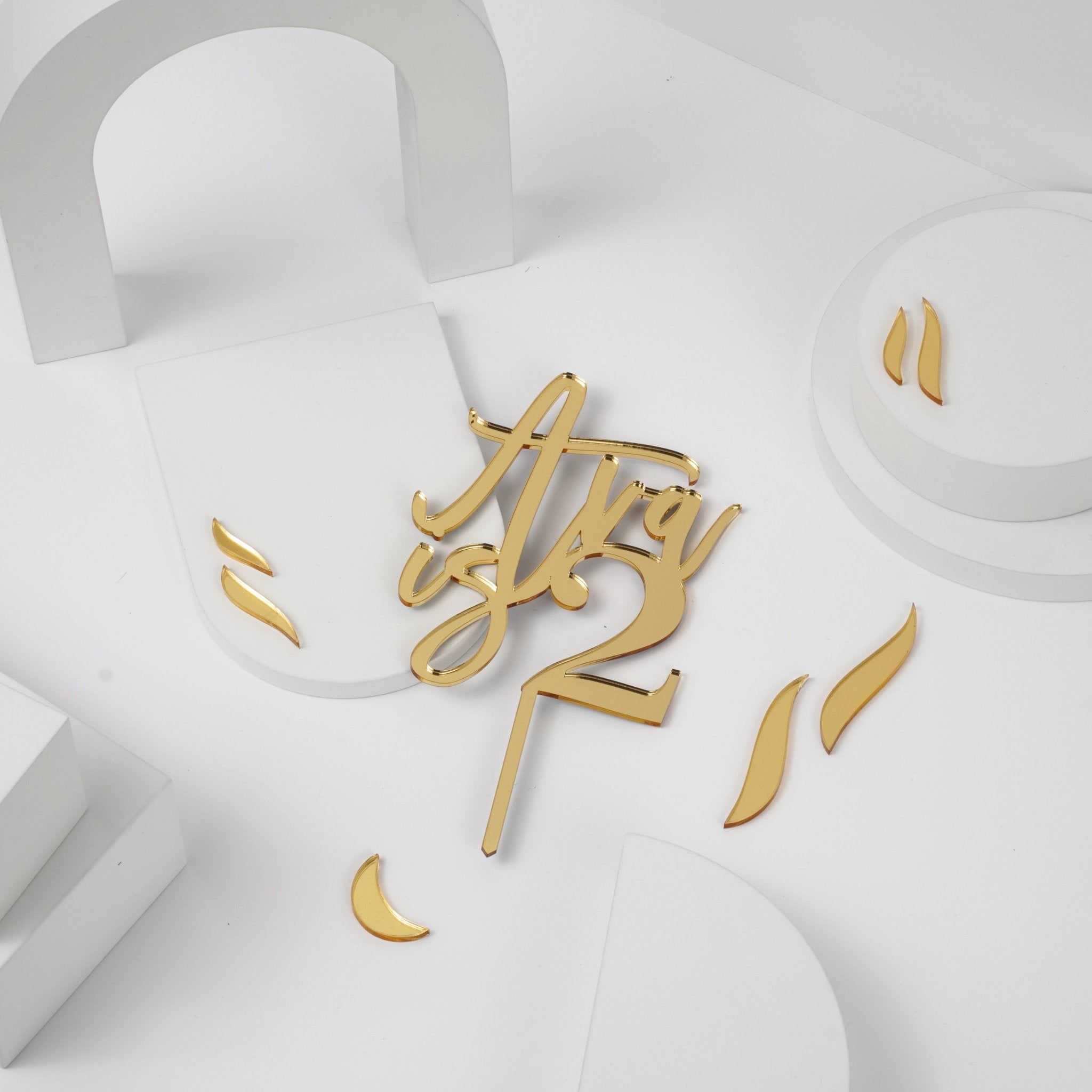 Custom Name and Age Cake Topper