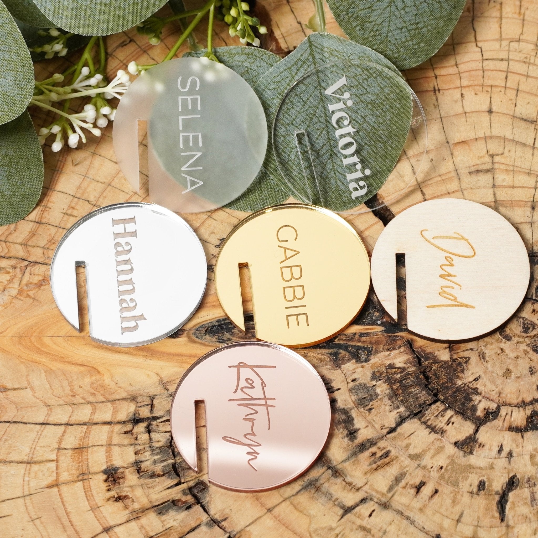 Personalised Name Drink Place Setting