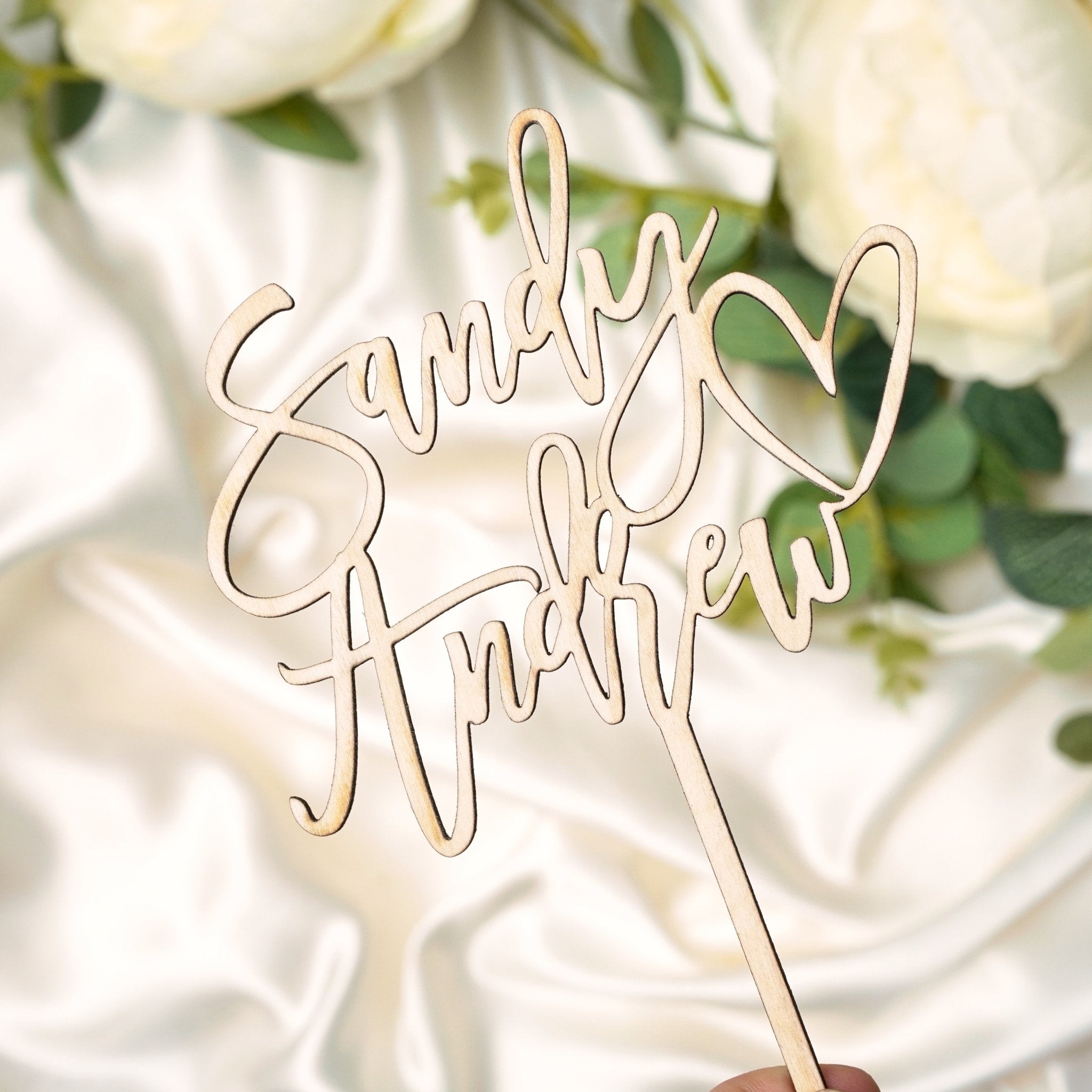 Personalised cake topper