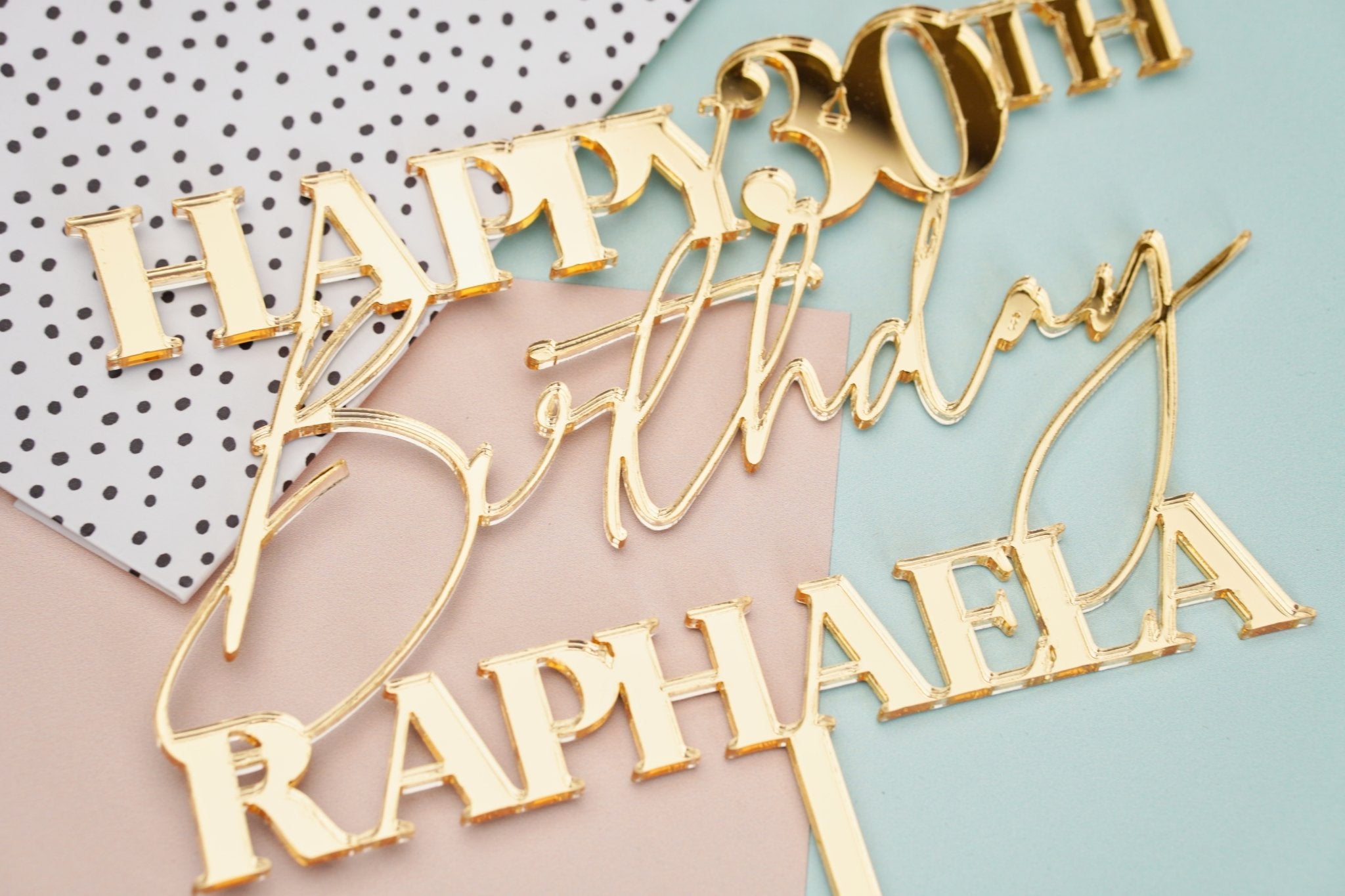 Personalised Cake Topper