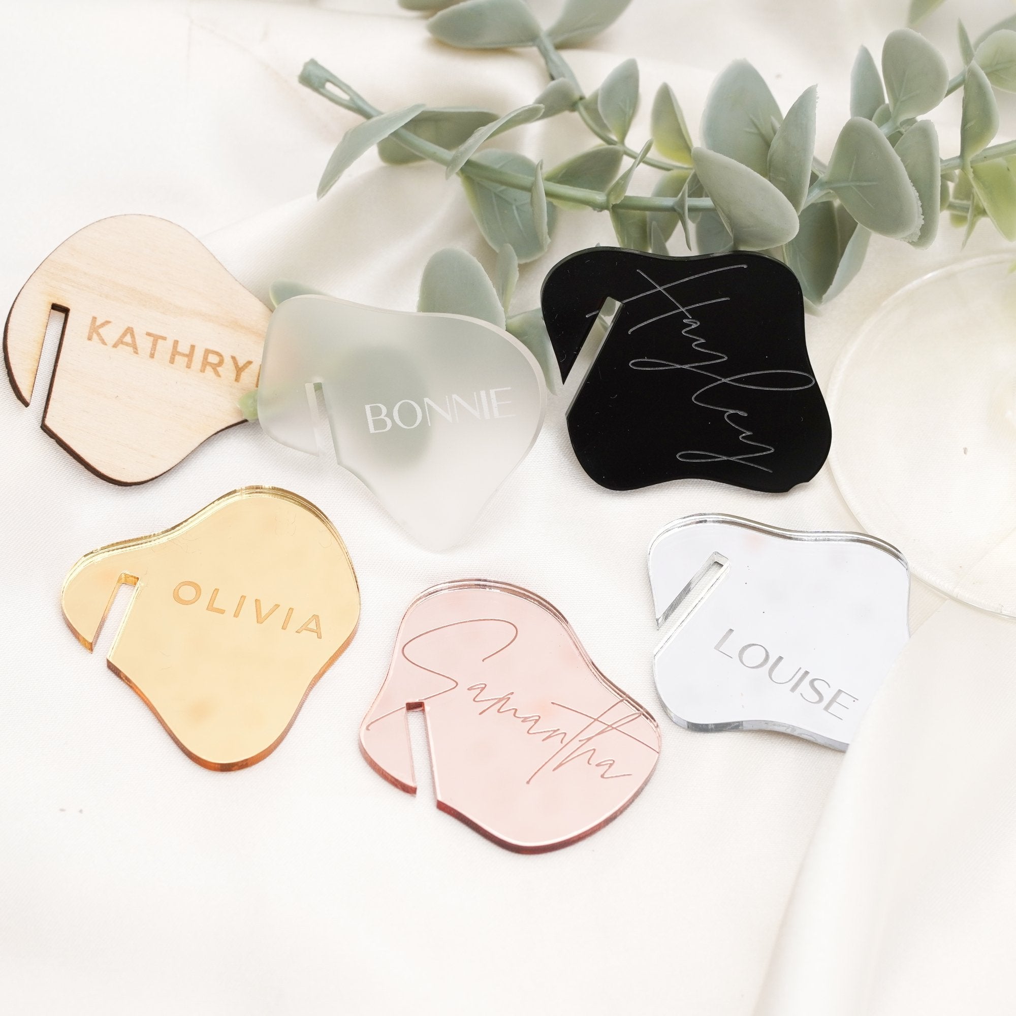 Personalised drink name tag