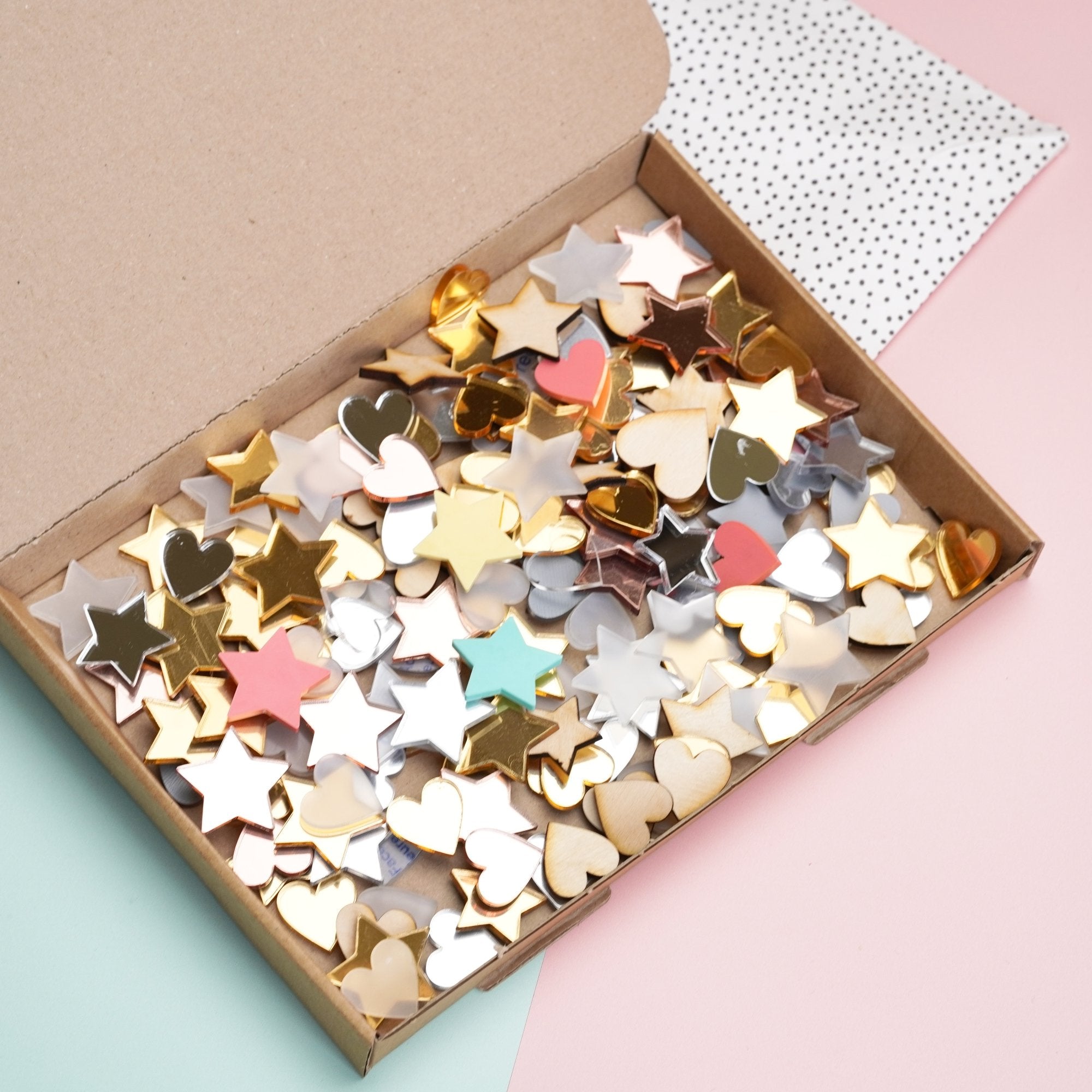 100g Mix Bag Acrylic Cake Charms