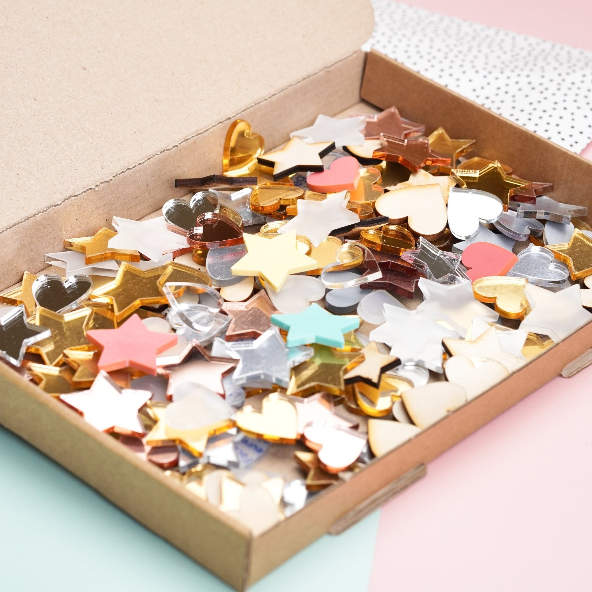 100g Mix Bag Acrylic Cake Charms