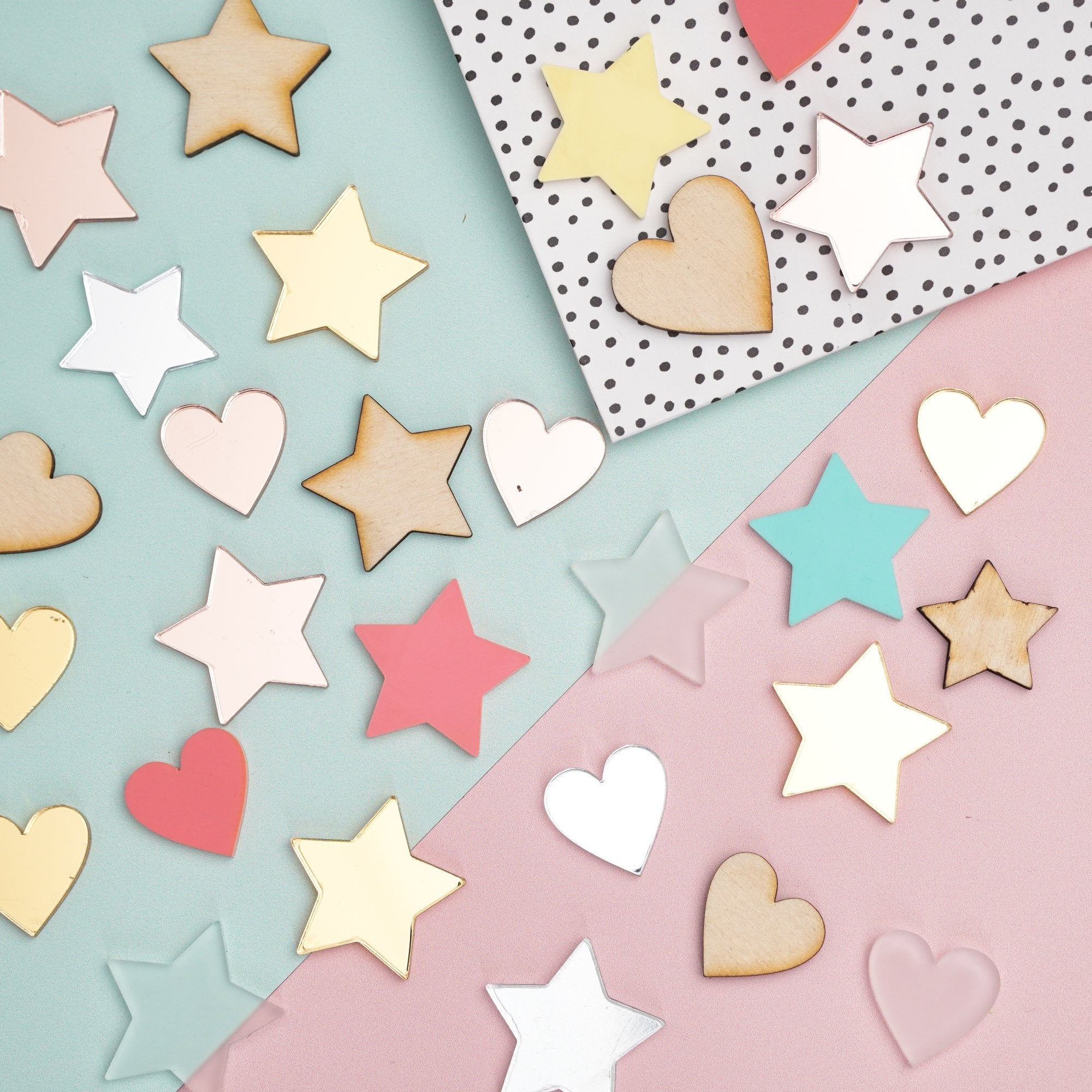 100g Mix Bag Acrylic Cake Charms