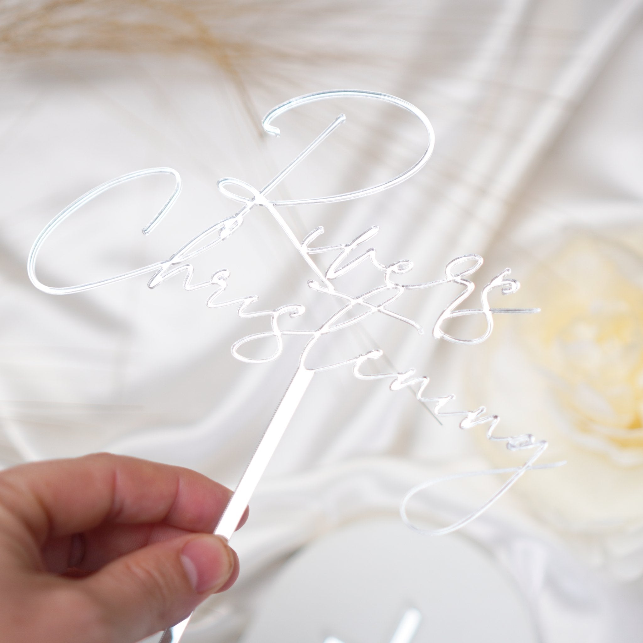 Christening Topper and cross