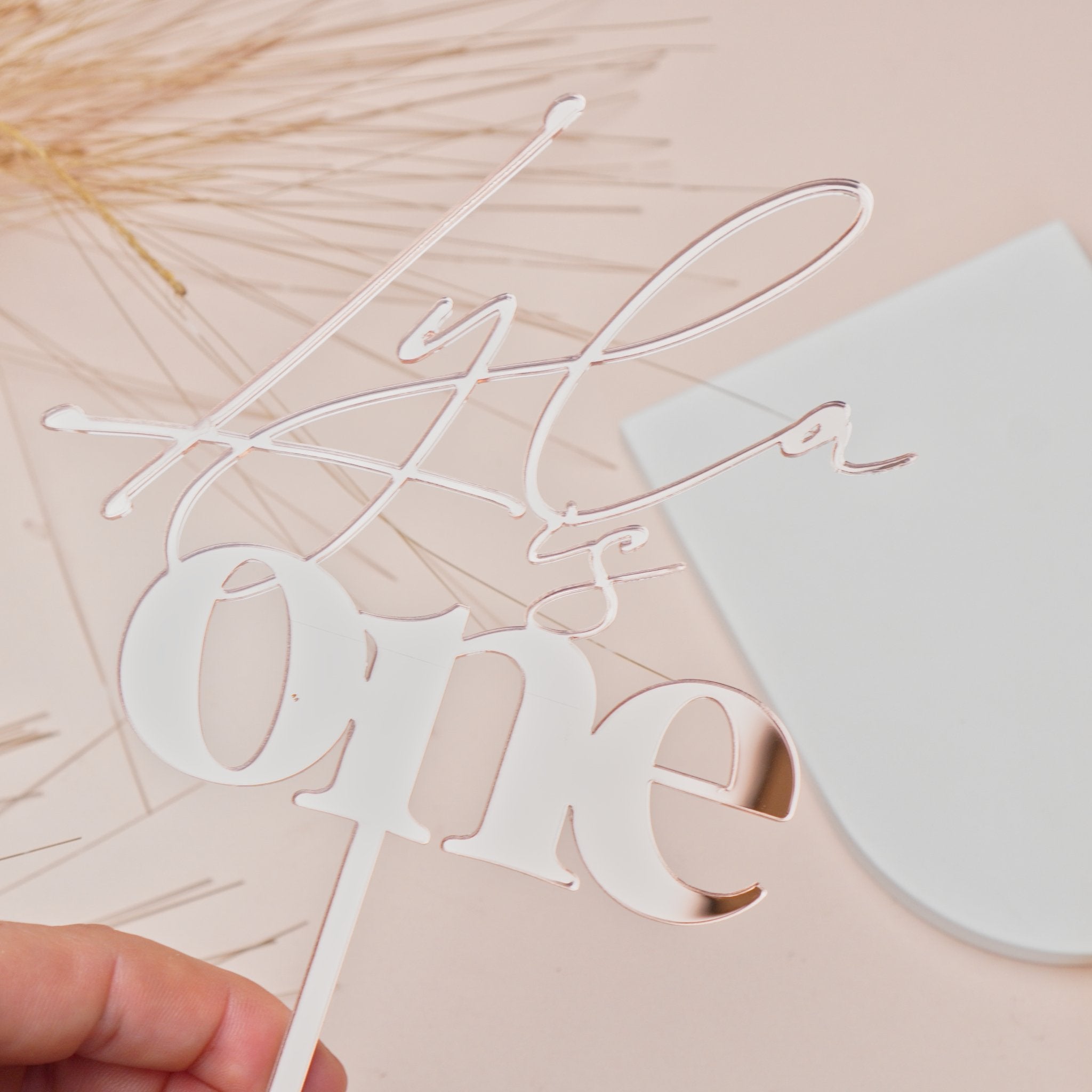 Personalised 1st Birthday Cake Topper