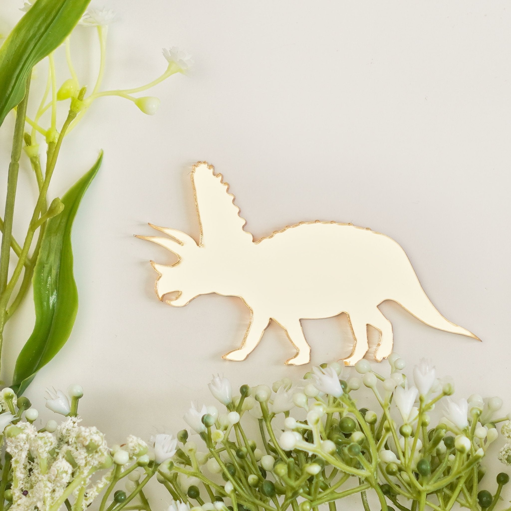 Dinosaur Cake Charm Set of 4