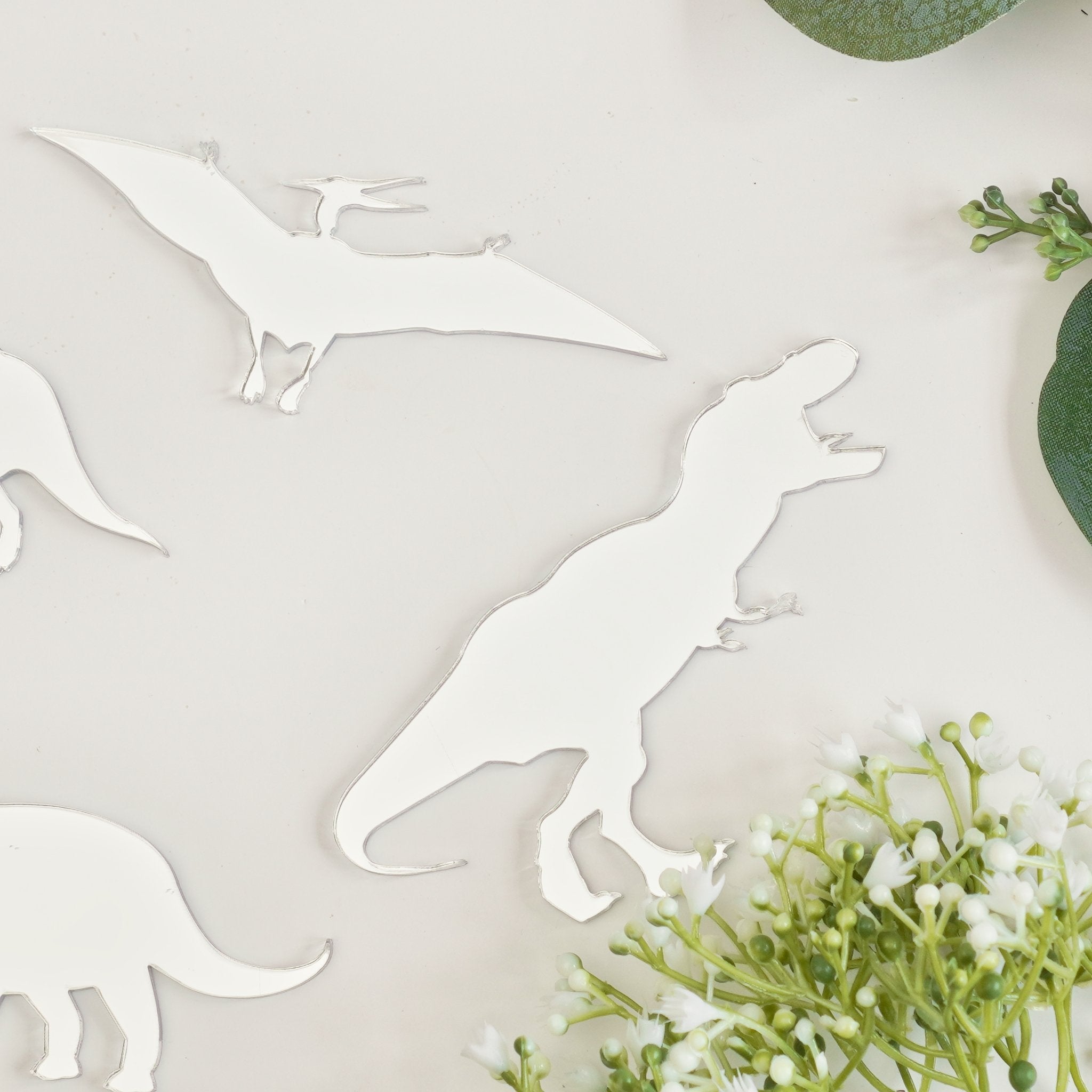 Dinosaur Cake Charm Set of 4