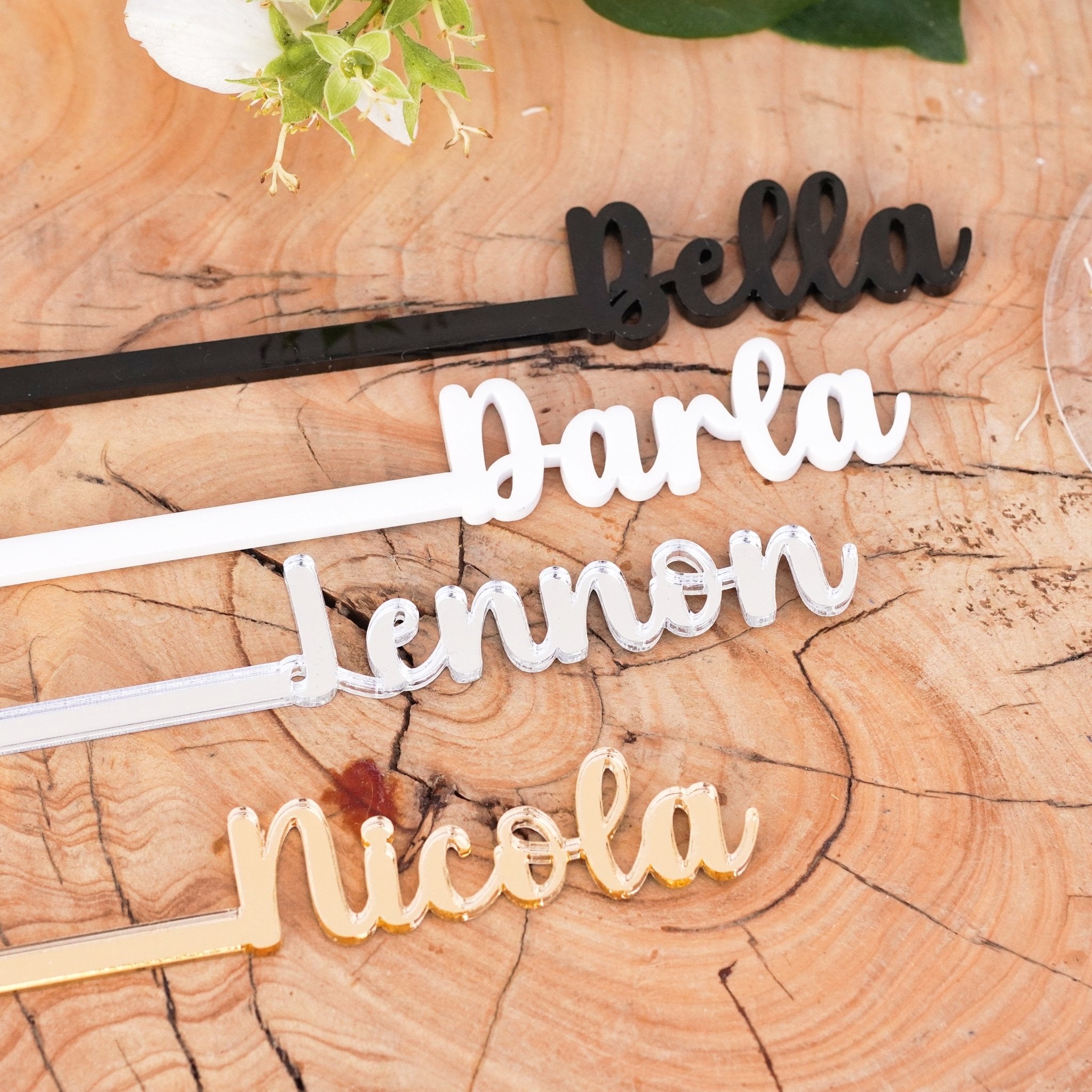 Custom drink stirrers