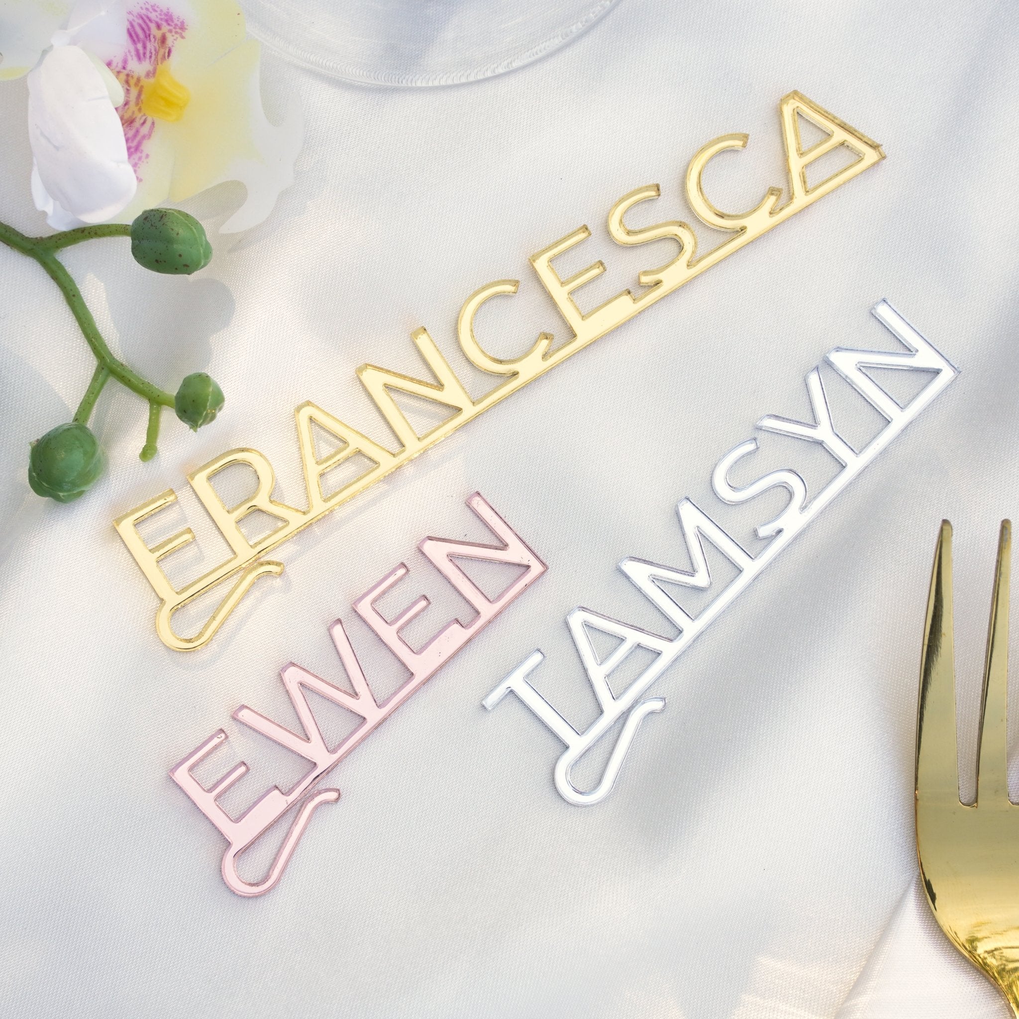 Personalised Wedding place names