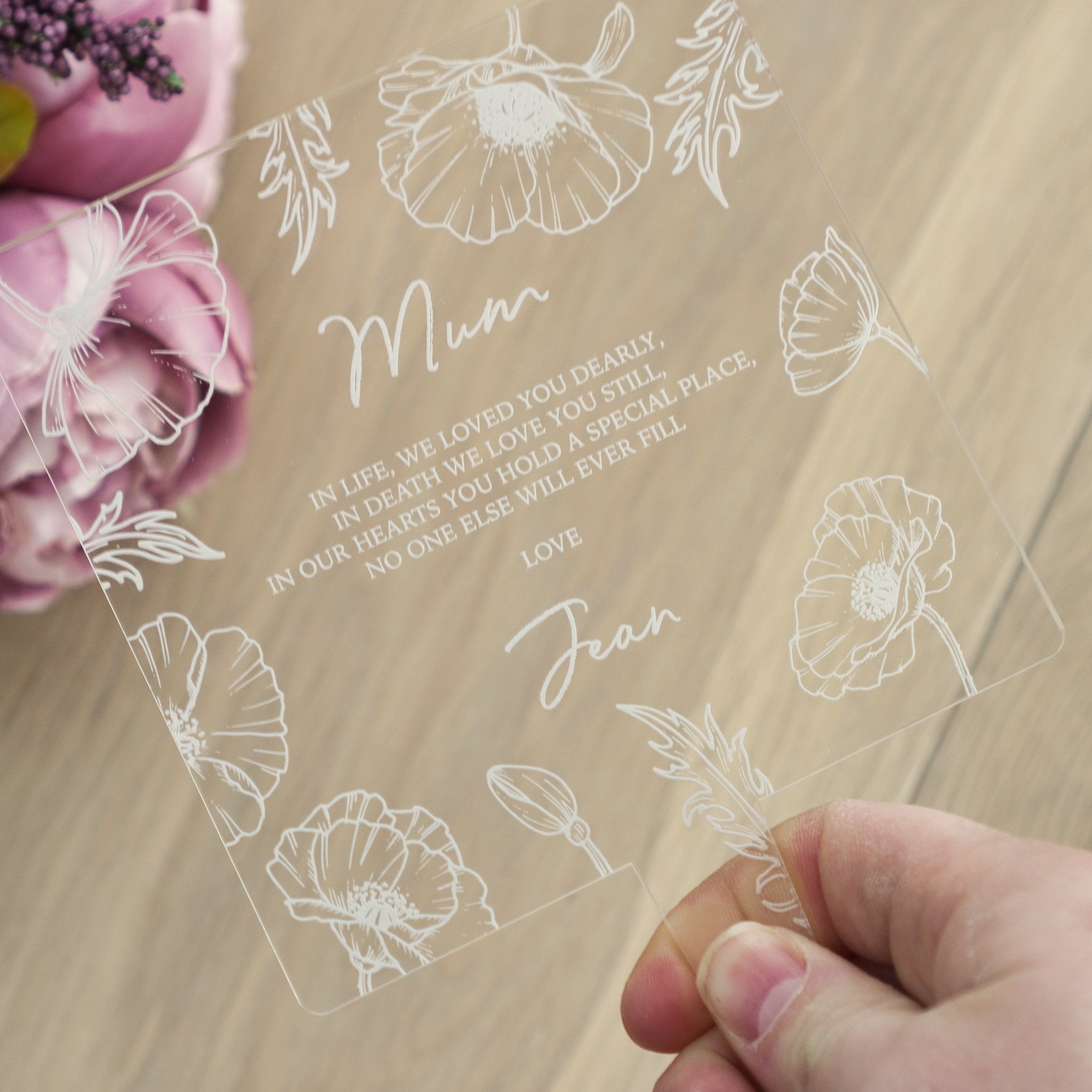 Custom Flower Grave Decoration