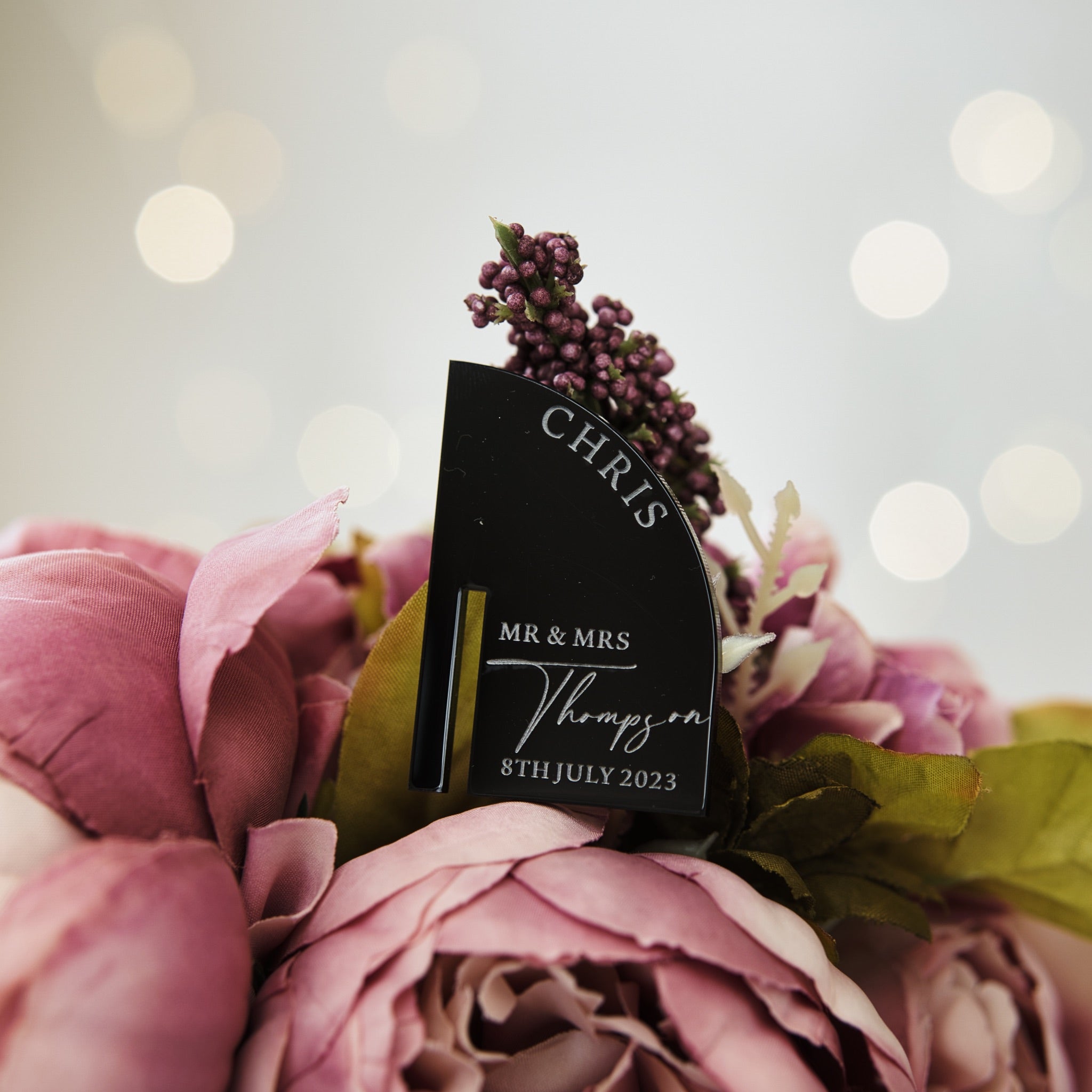 Wedding Table Decor Cocktail Toppers