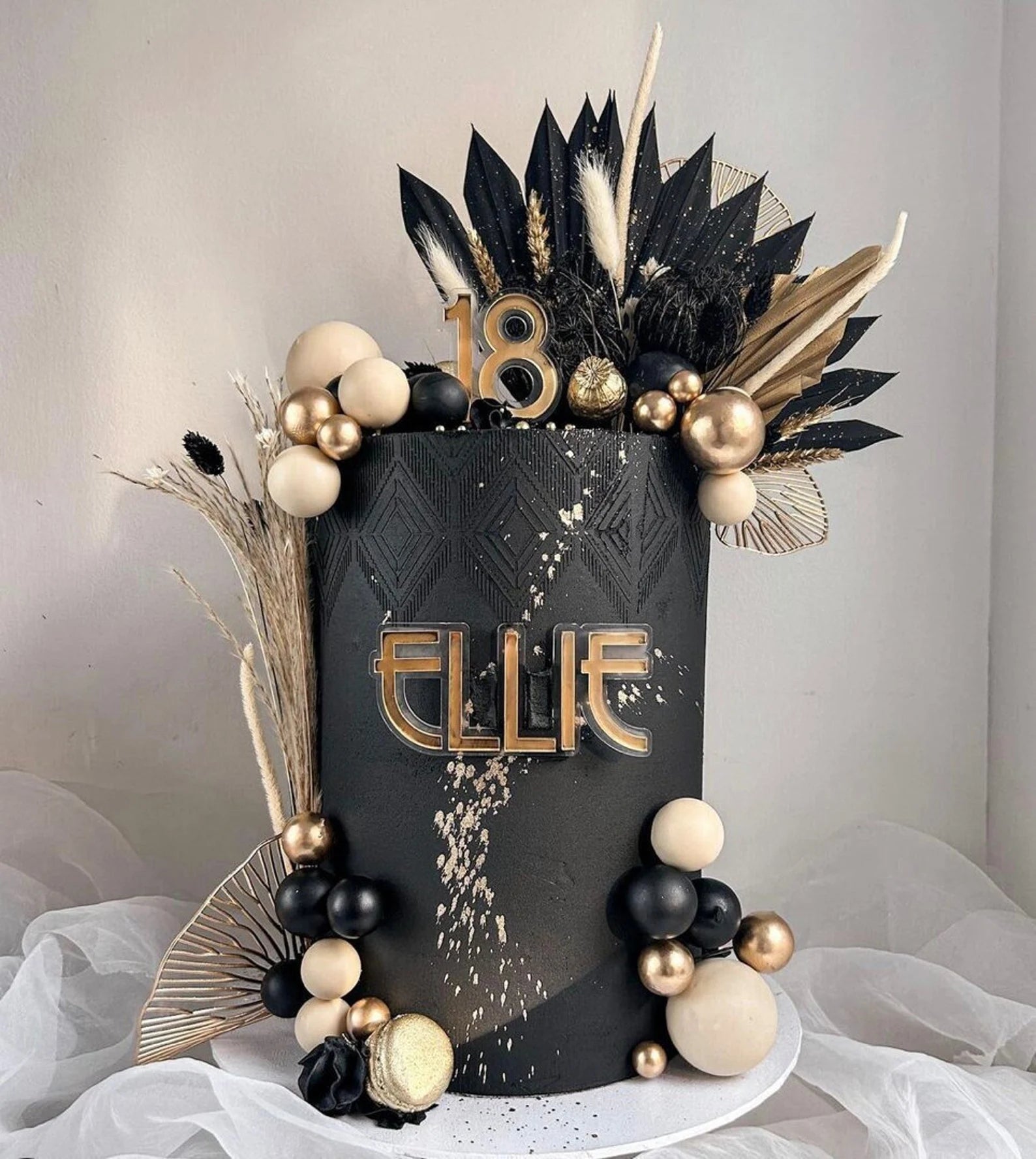 Double Layer Acrylic Cake Topper