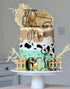 Farm set cake topper