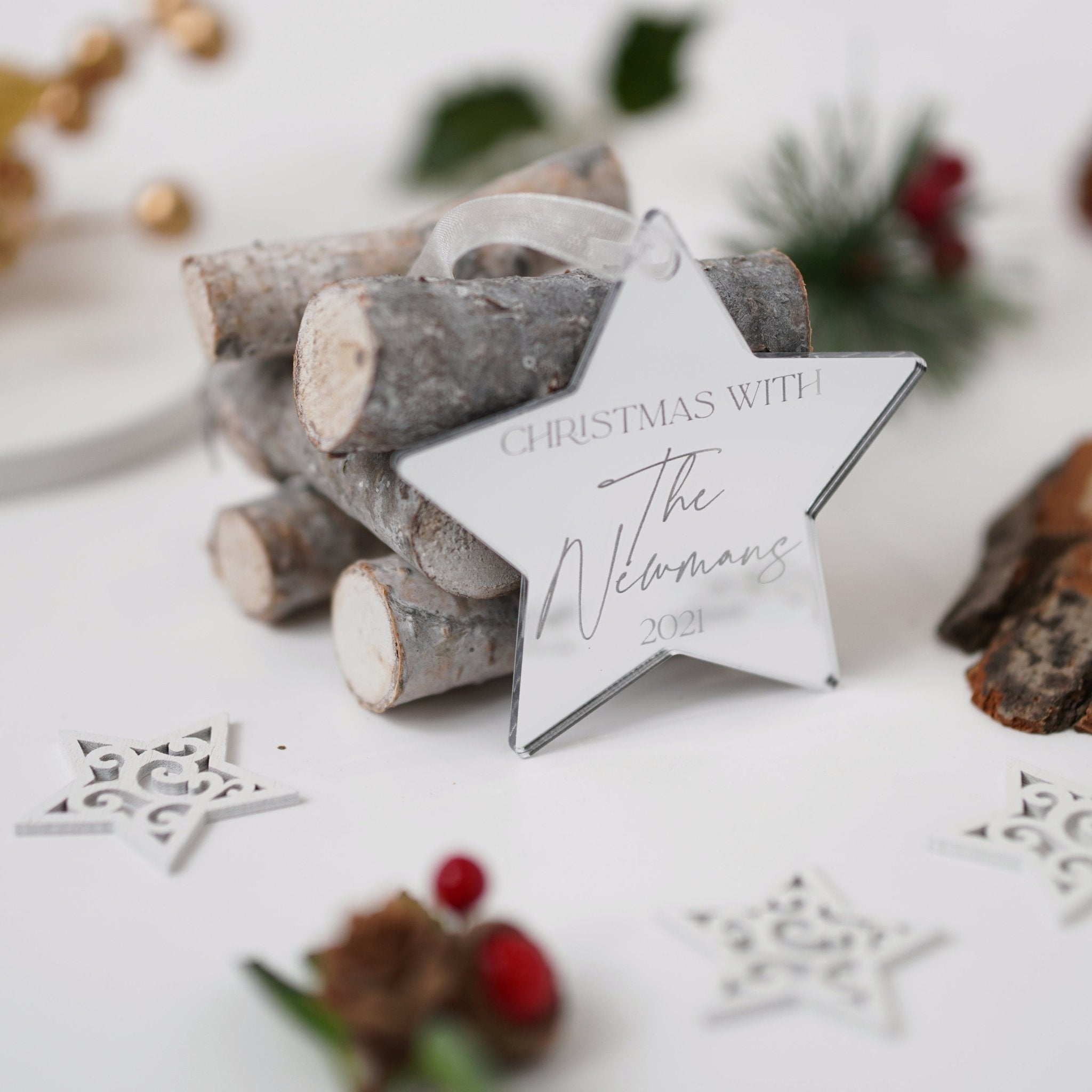 Personalised christmas bauble