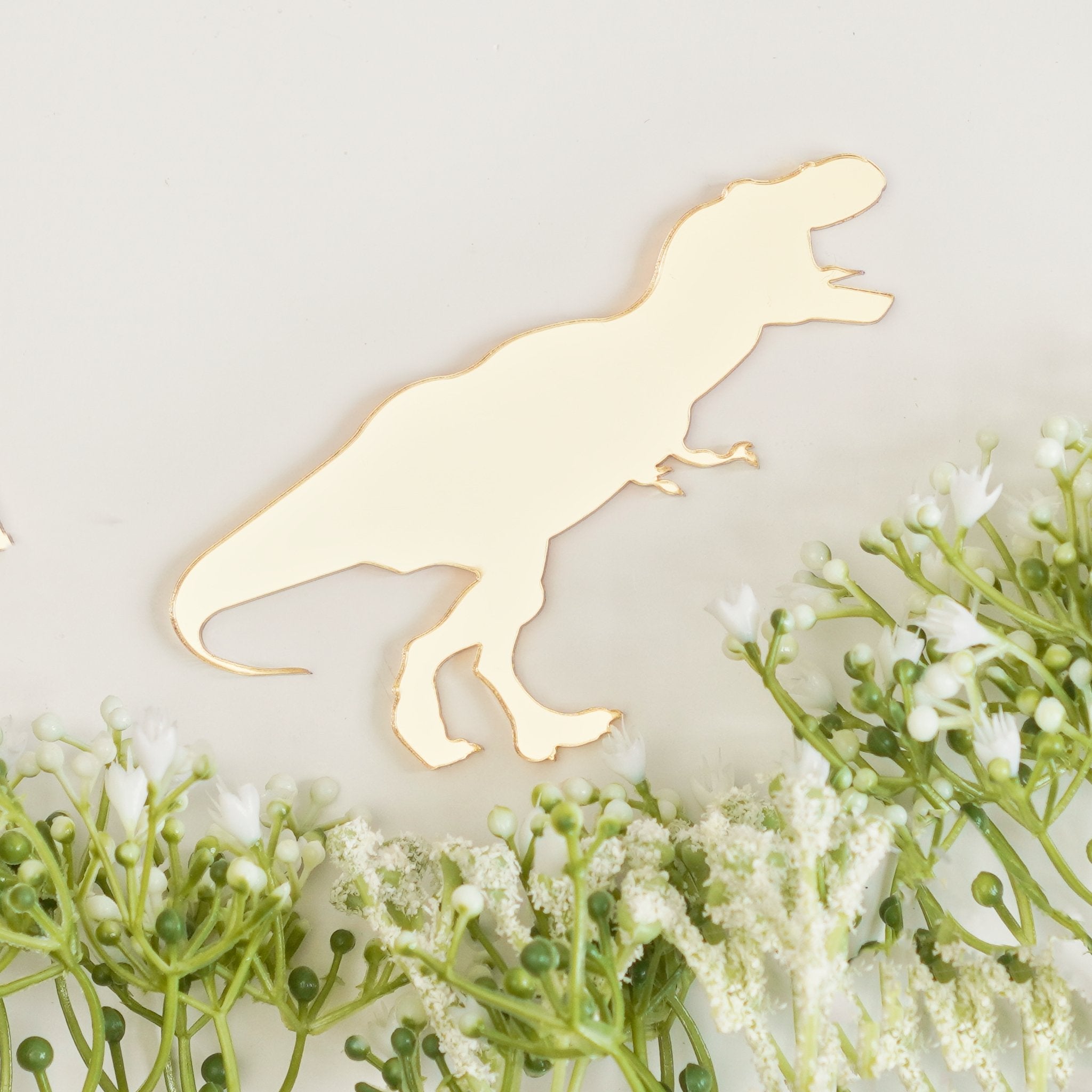 Dinosaur Cake Charm Set of 4