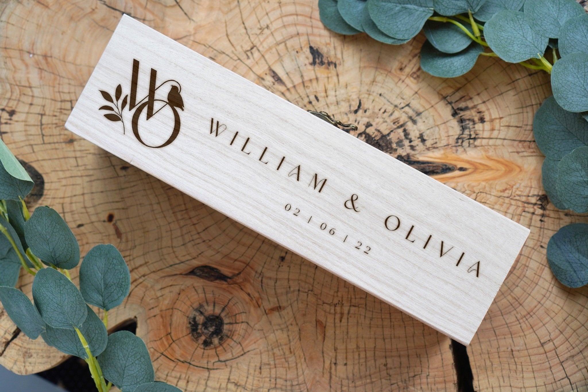 Personalised Wedding Time Capsule Wine Box