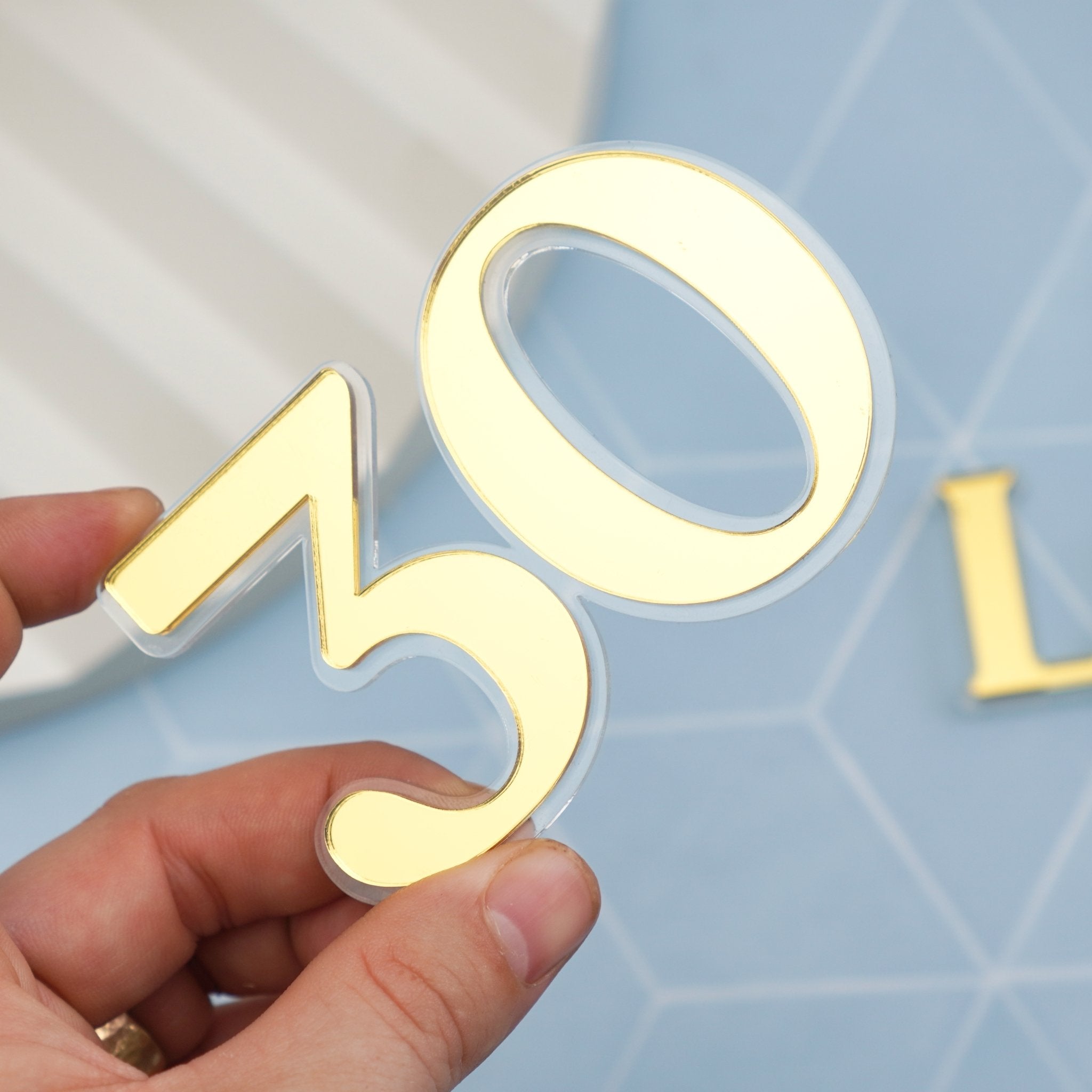 Personalised Name & Age Cake Topper