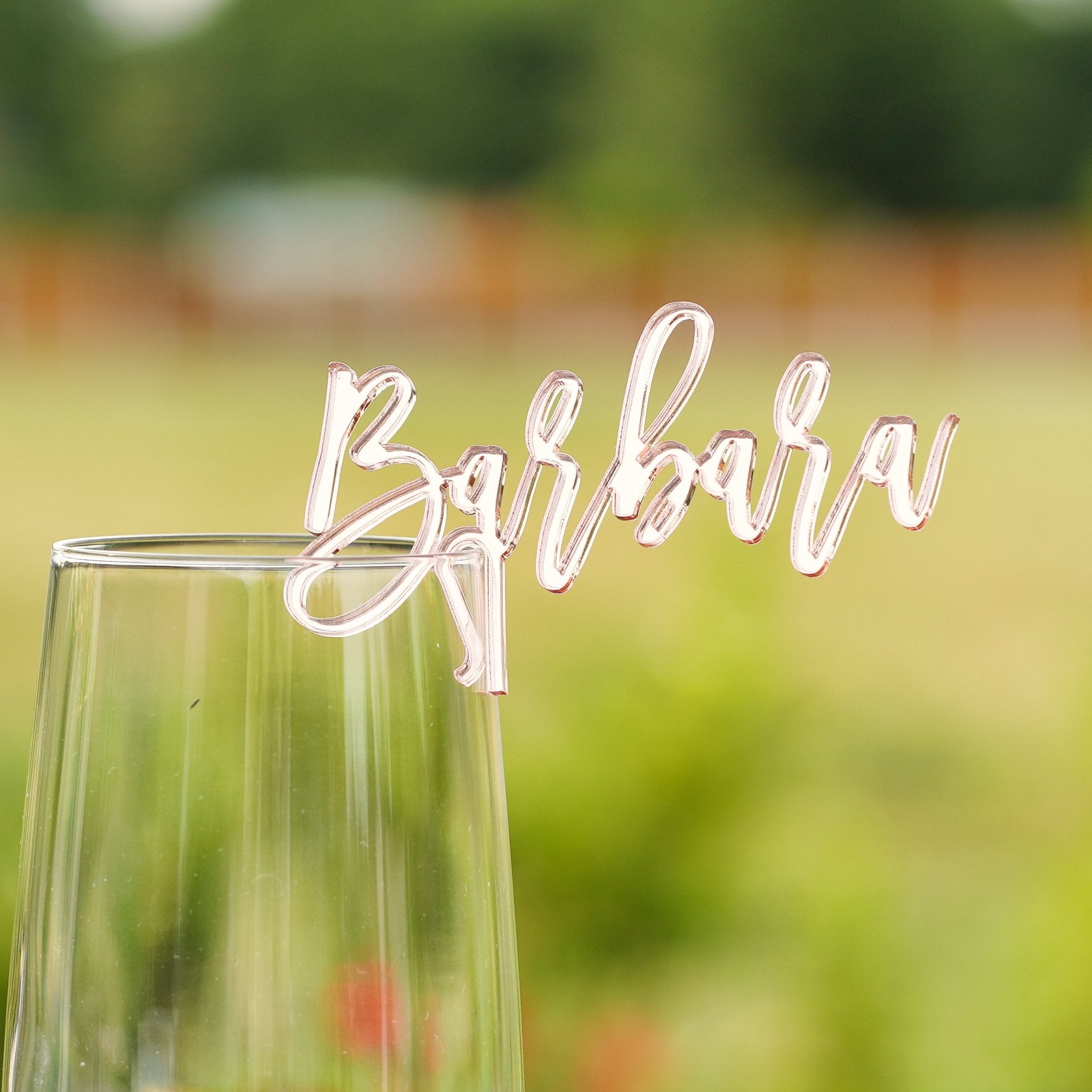 Personalised Wedding name charm