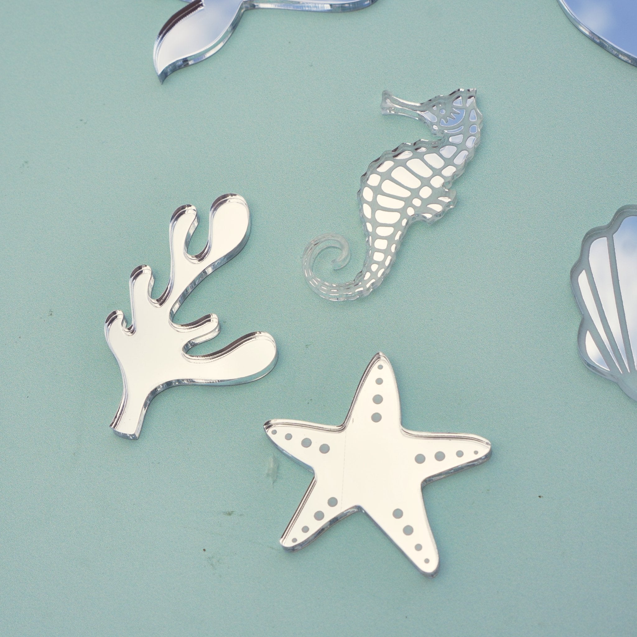Mermaid Cake Charm Set of 6