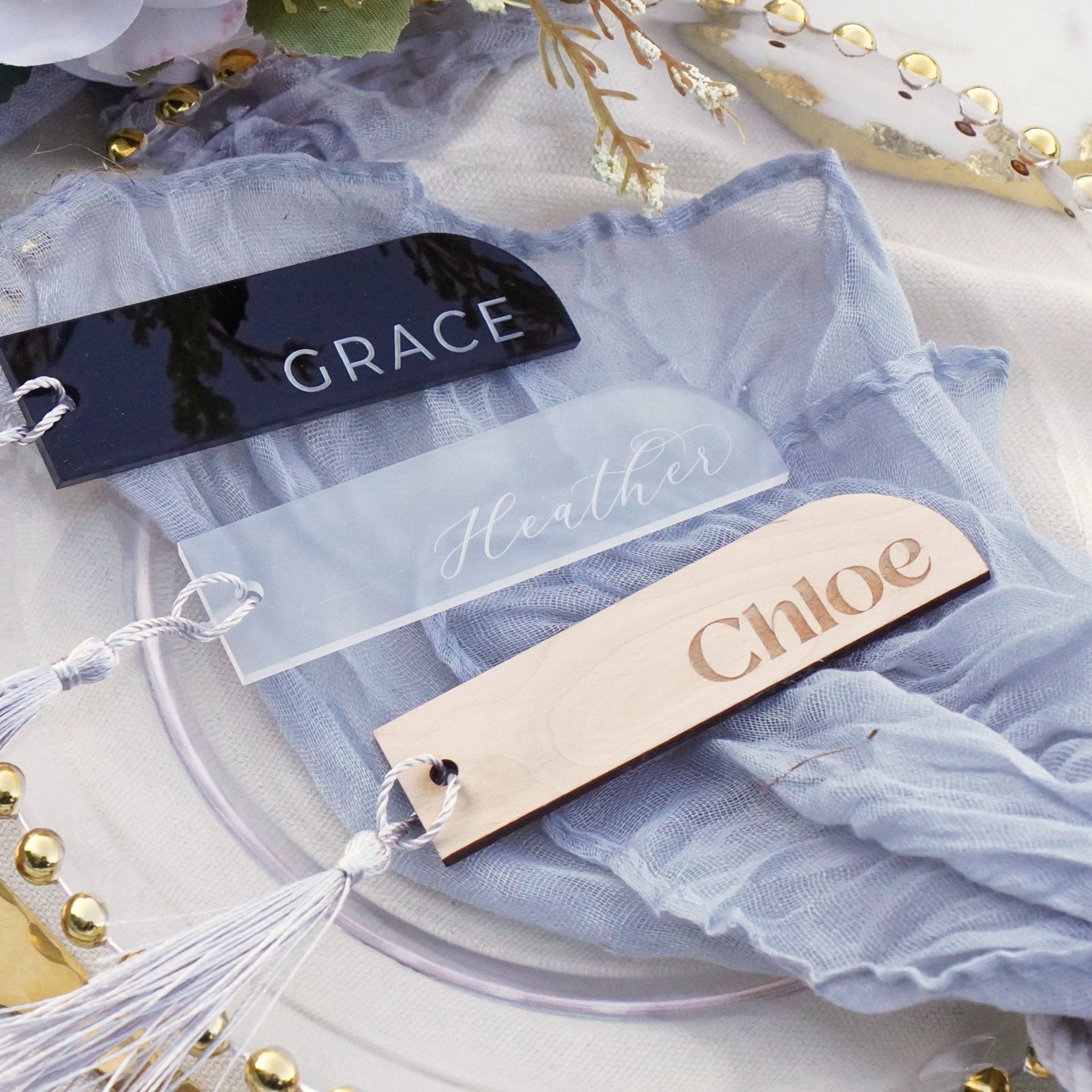 Bookmark Style Wedding Favours