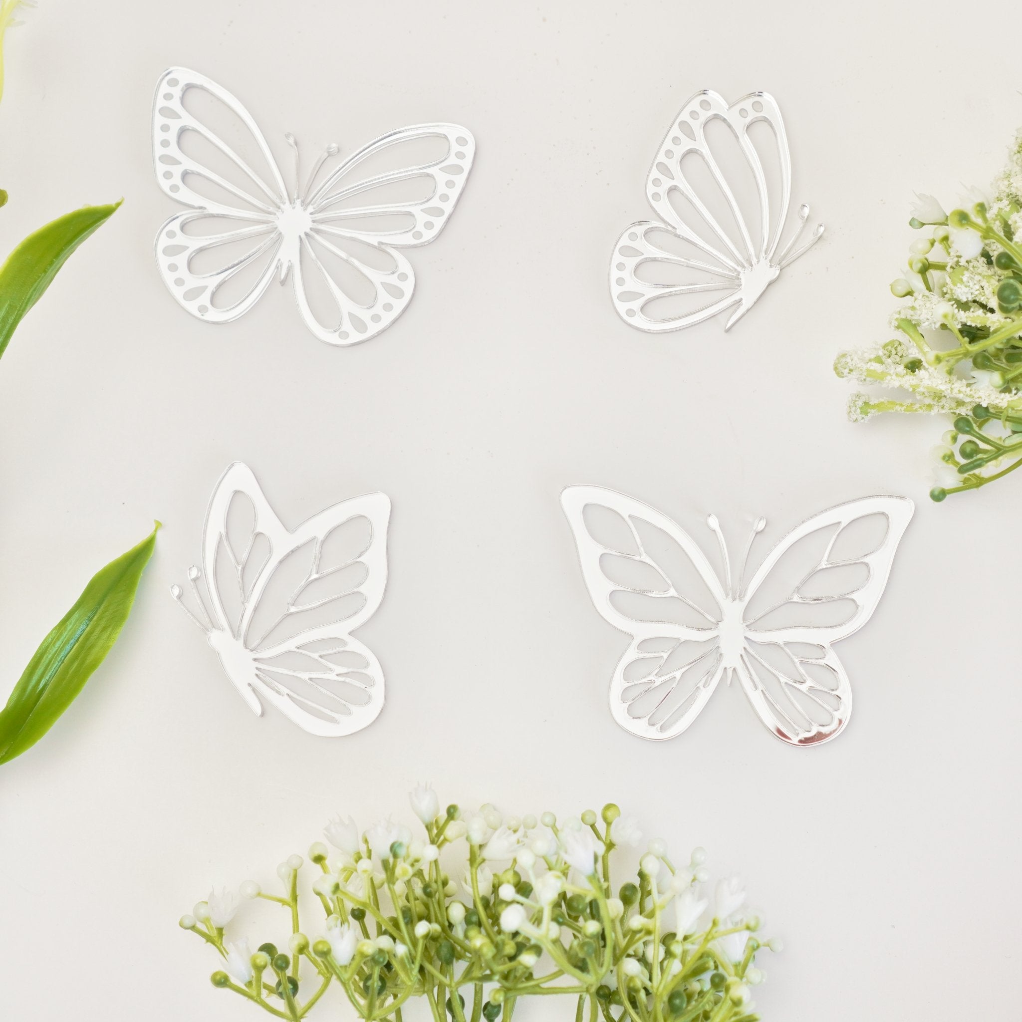 Butterfly Cake Charms Set of 4