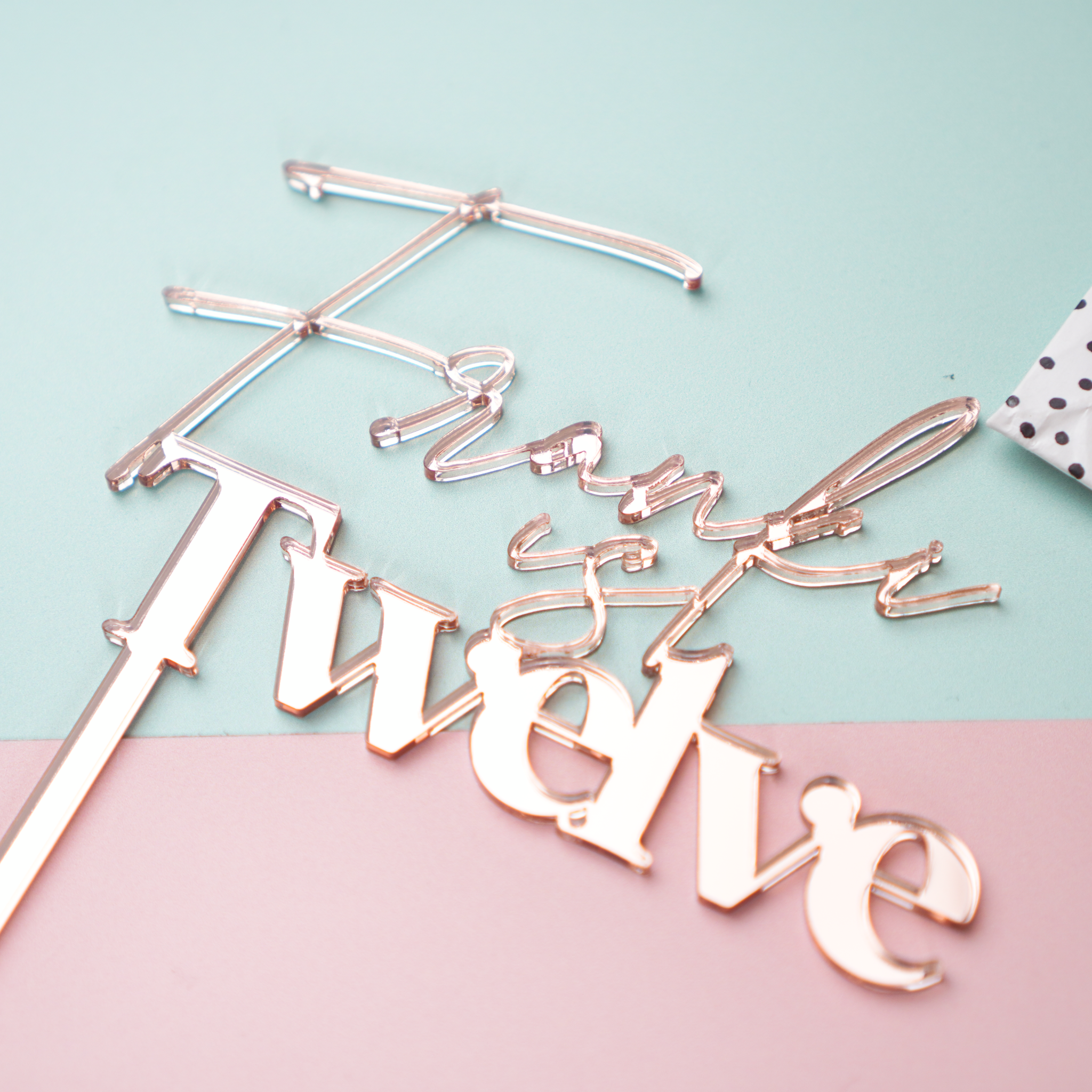 Age cake topper