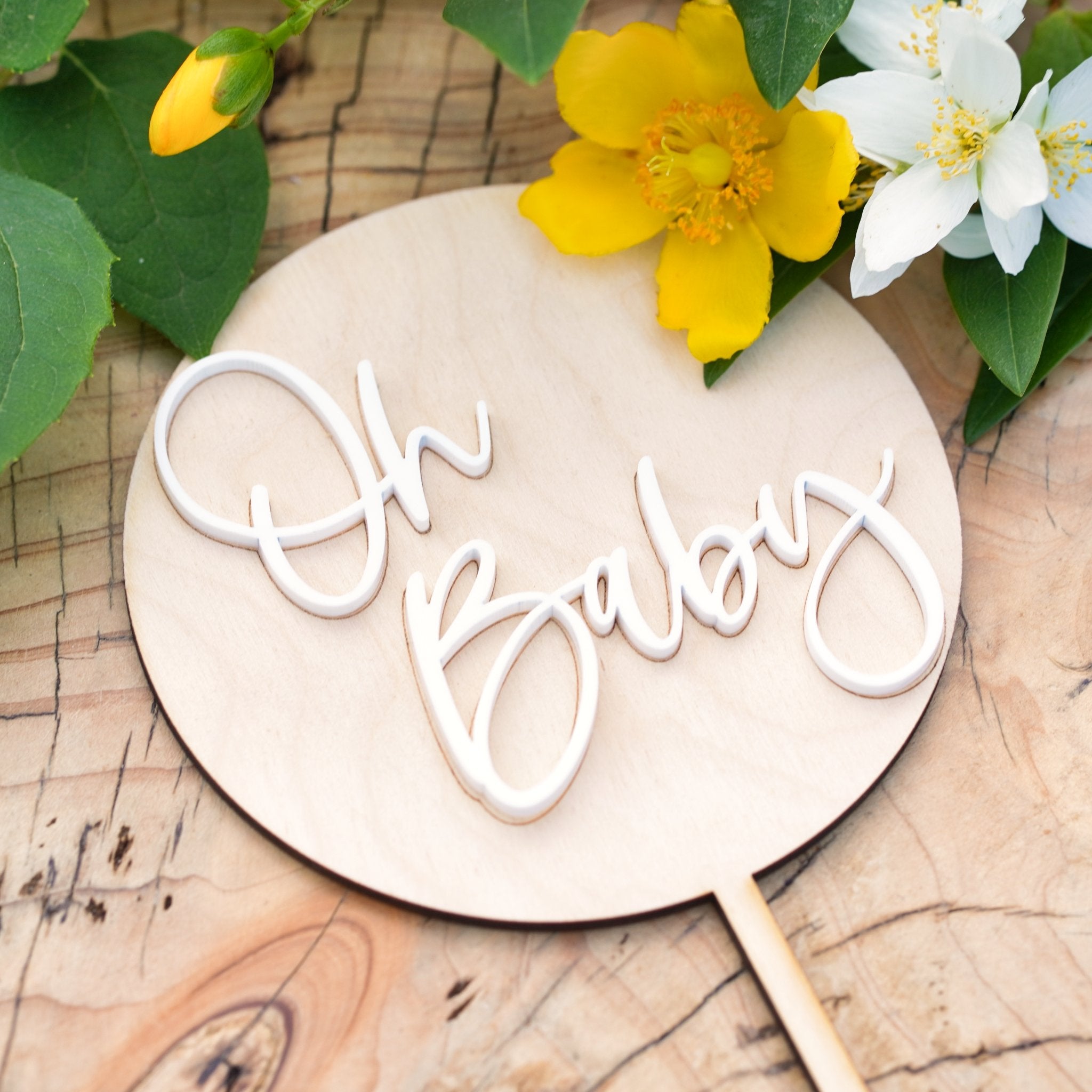Baby shower Cake Topper