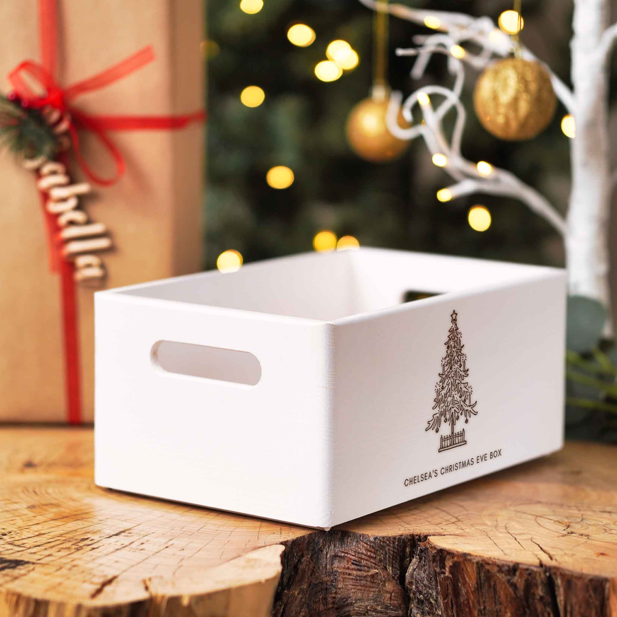 Personalised Christmas Eve Crate Box