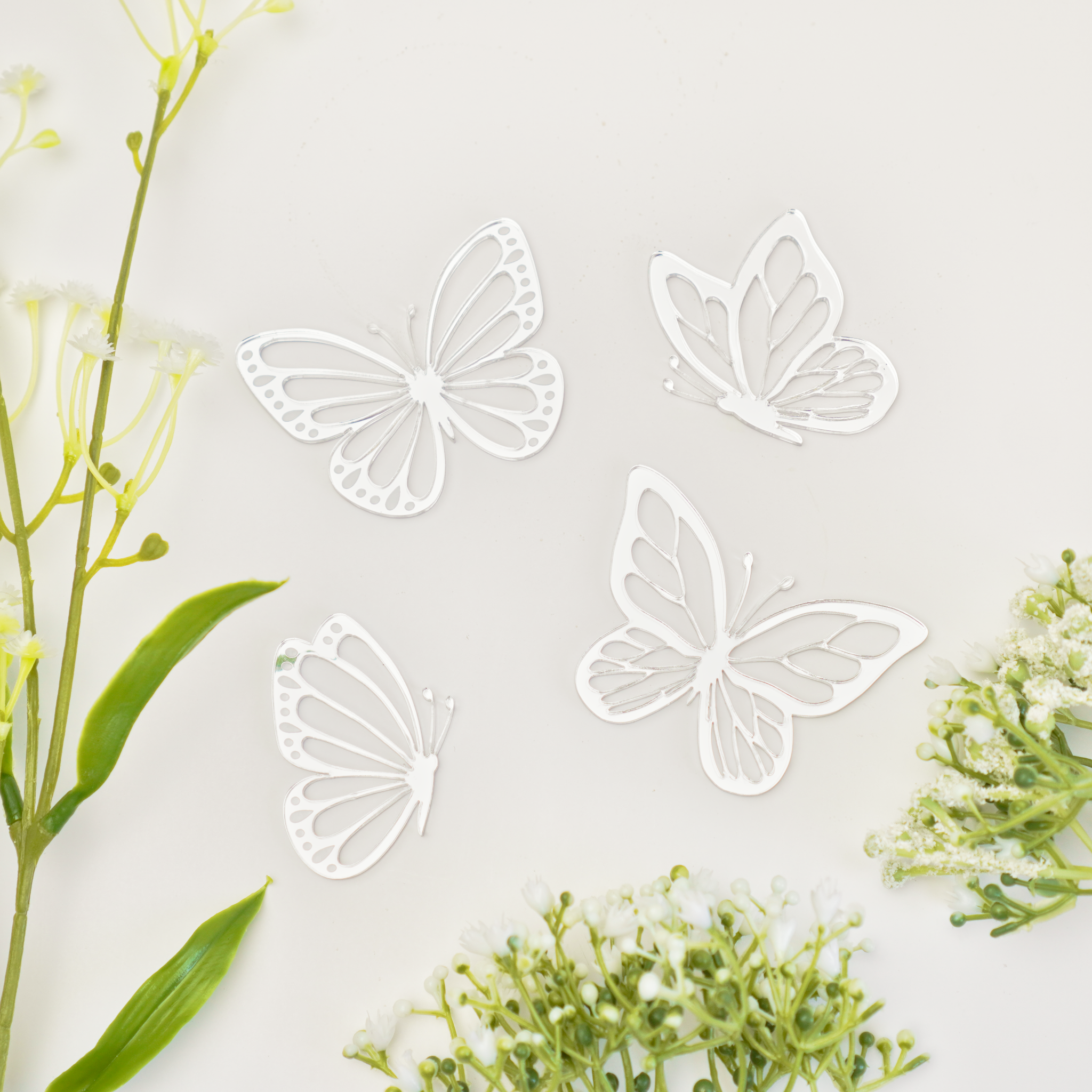 Butterfly Cake Charms Set of 4