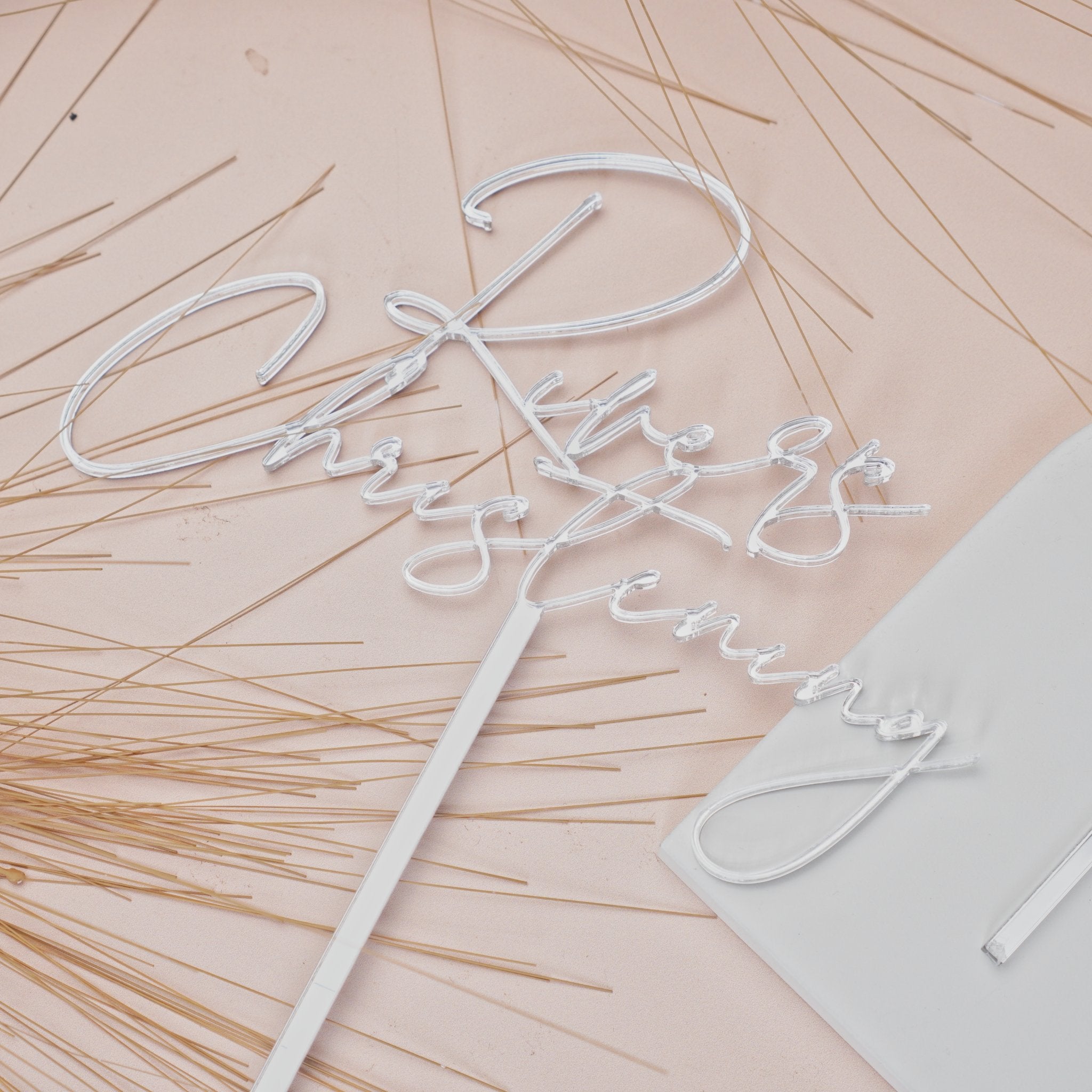 Christening cake Topper