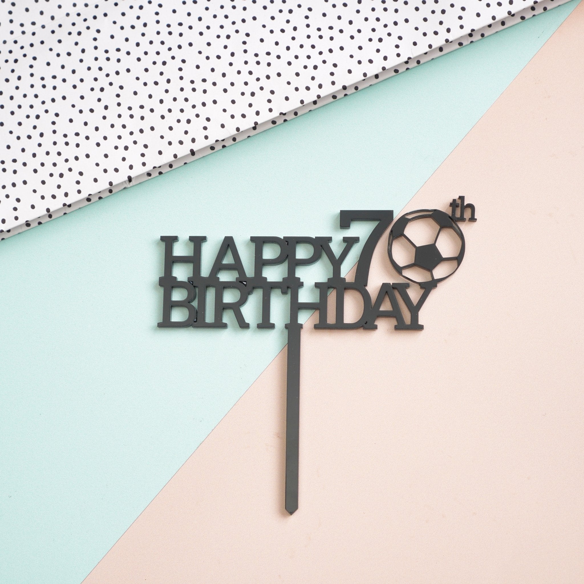 Personalised Football Cake Topper