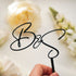 Wedding Initial Cake Topper