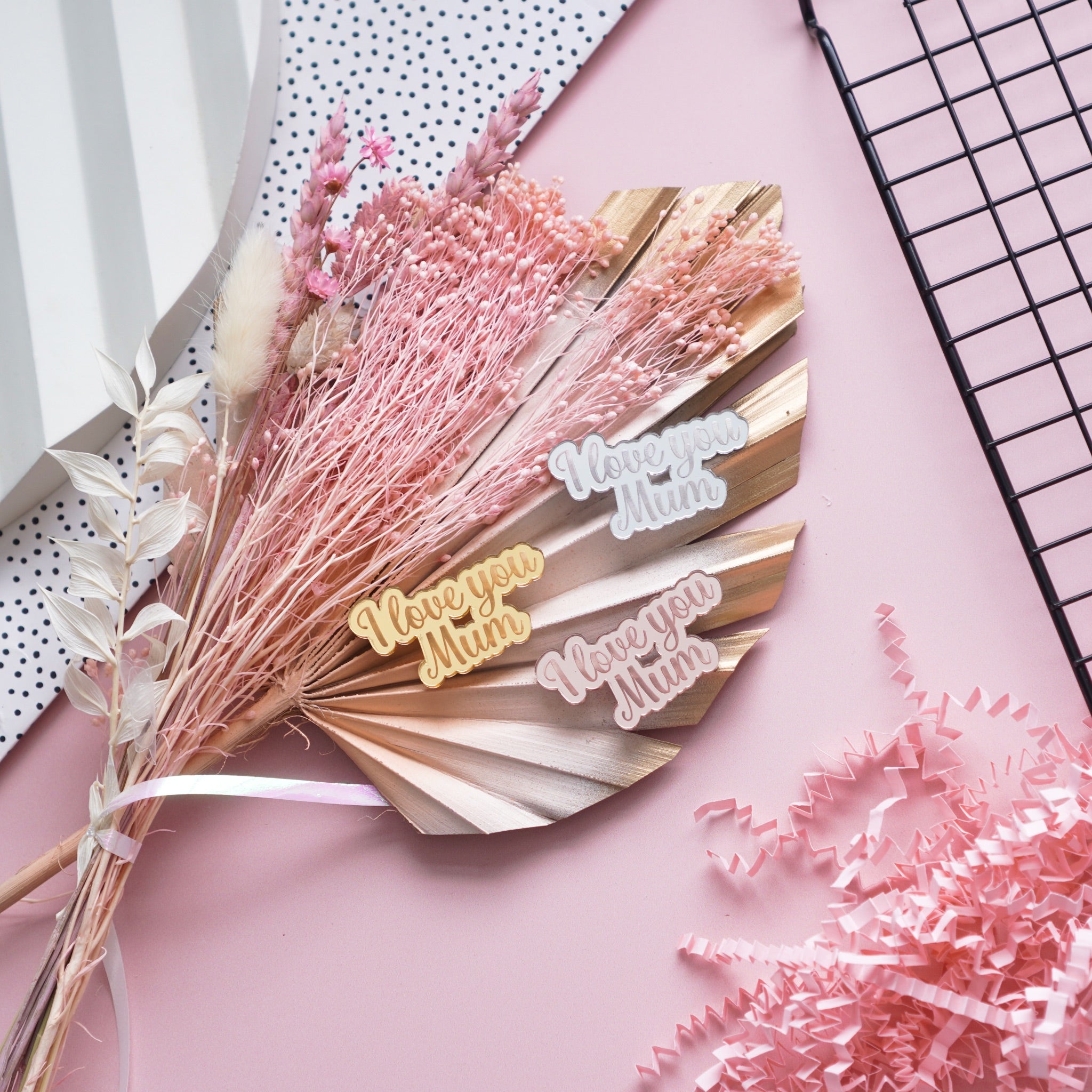 Cake charms for mothers day