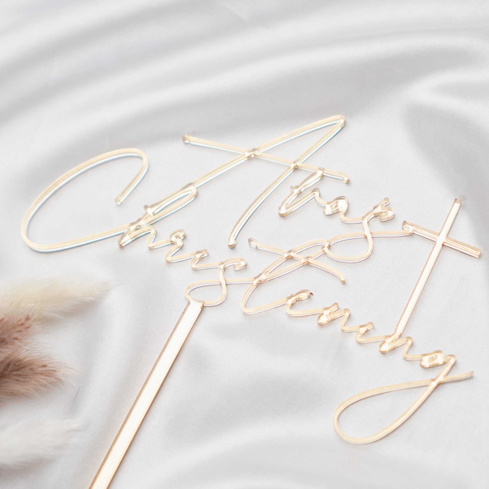 Christening Cake Topper